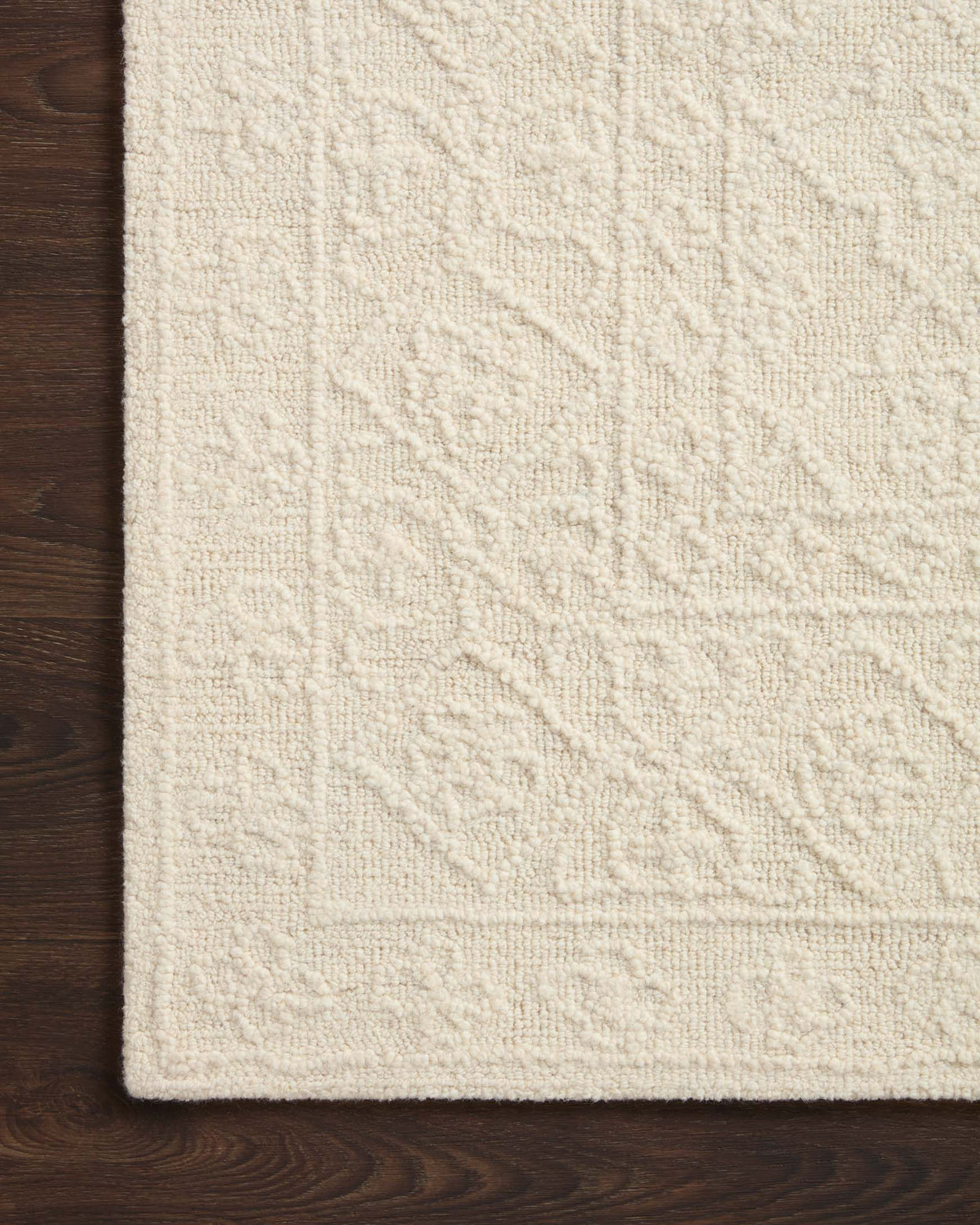 Loloi Cecelia Ivory / Ivory Rug RUGS - wool Loloi