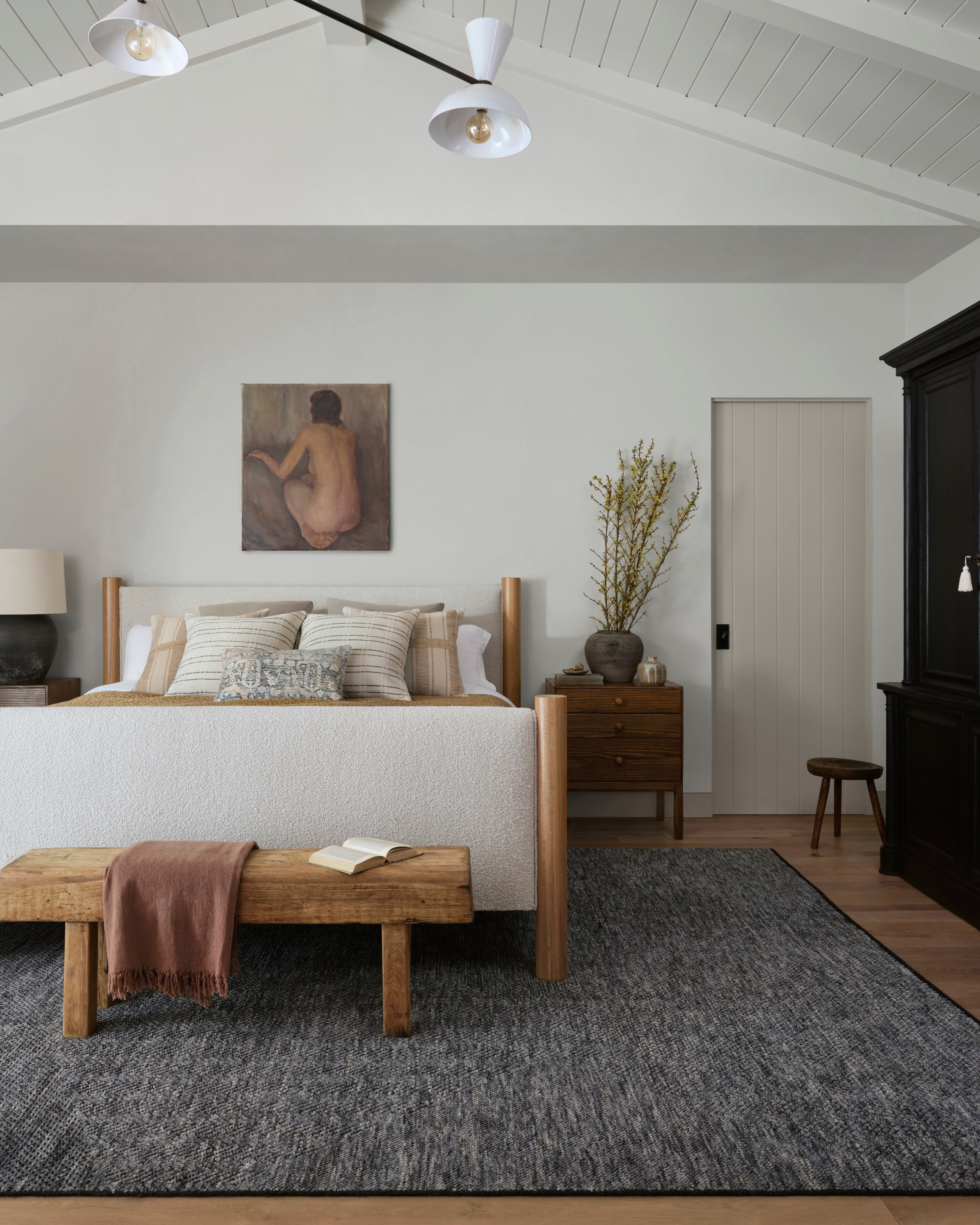 Amber Lewis x Loloi Collins Charcoal / Denim Rug 2-patterned Loloi