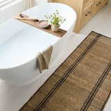 Angela Rose x Loloi Colton Natural/ Black Rug 0-RUGS Loloi