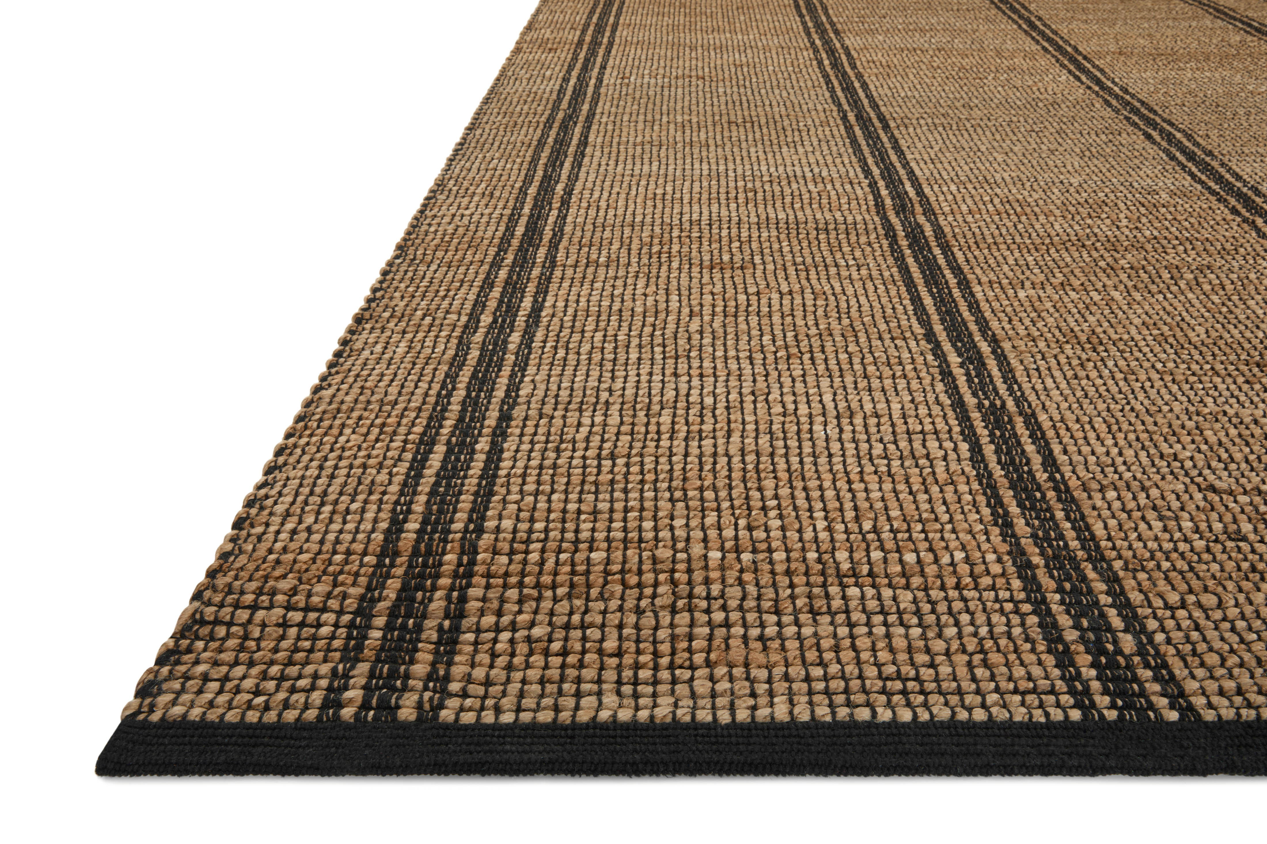 Angela Rose x Loloi Colton Natural/ Black Rug 0-RUGS Loloi