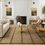 Angela Rose x Loloi Colton Natural/ Black Rug 0-RUGS Loloi