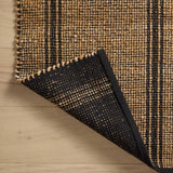 Angela Rose x Loloi Colton Natural/ Black Rug 0-RUGS Loloi