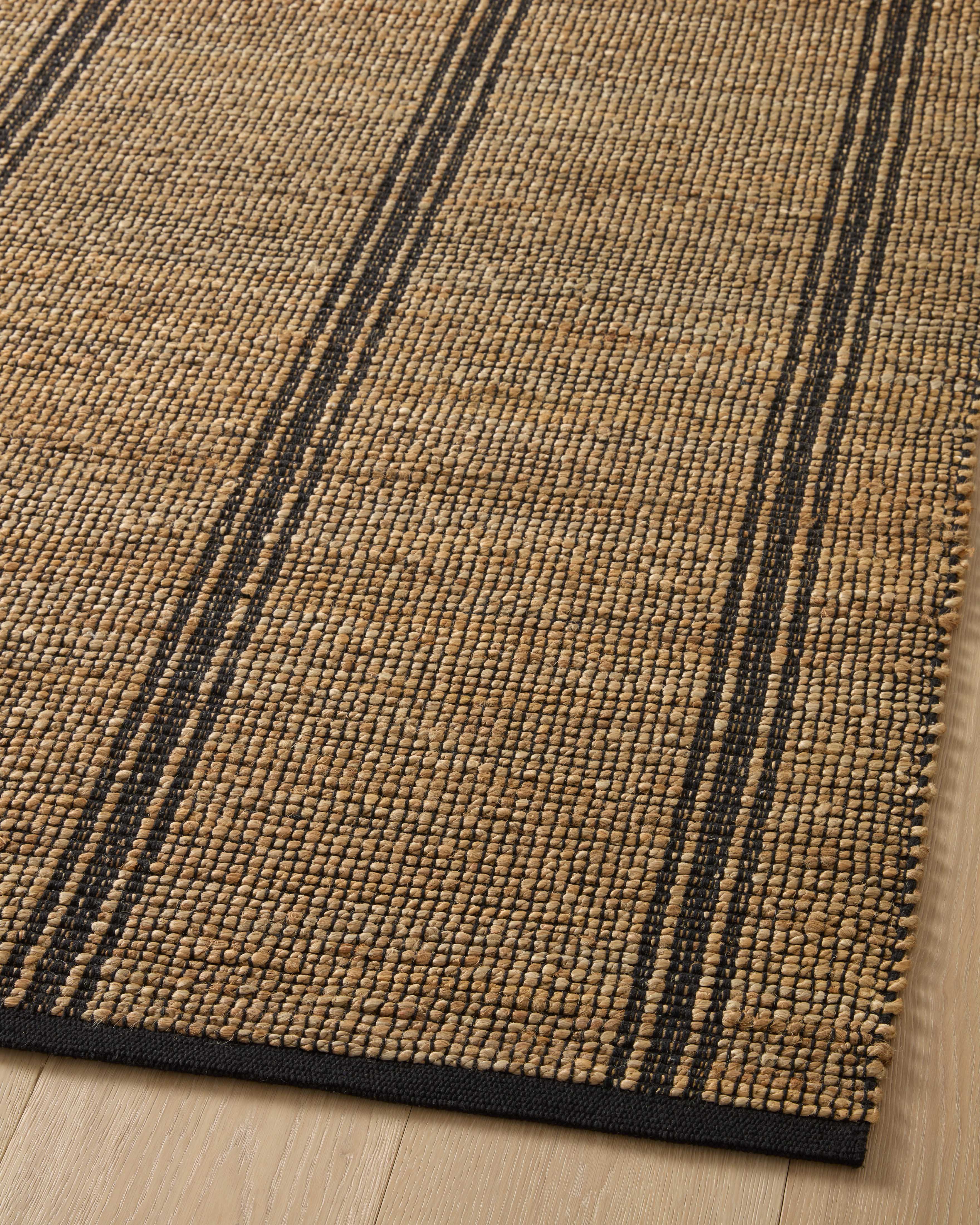 Angela Rose x Loloi Colton Natural/ Black Rug 0-RUGS Loloi