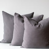 Charcoal Linen Pillow Cover 1 - PILLOWS - linen - neutral Rug & Weave Pillows