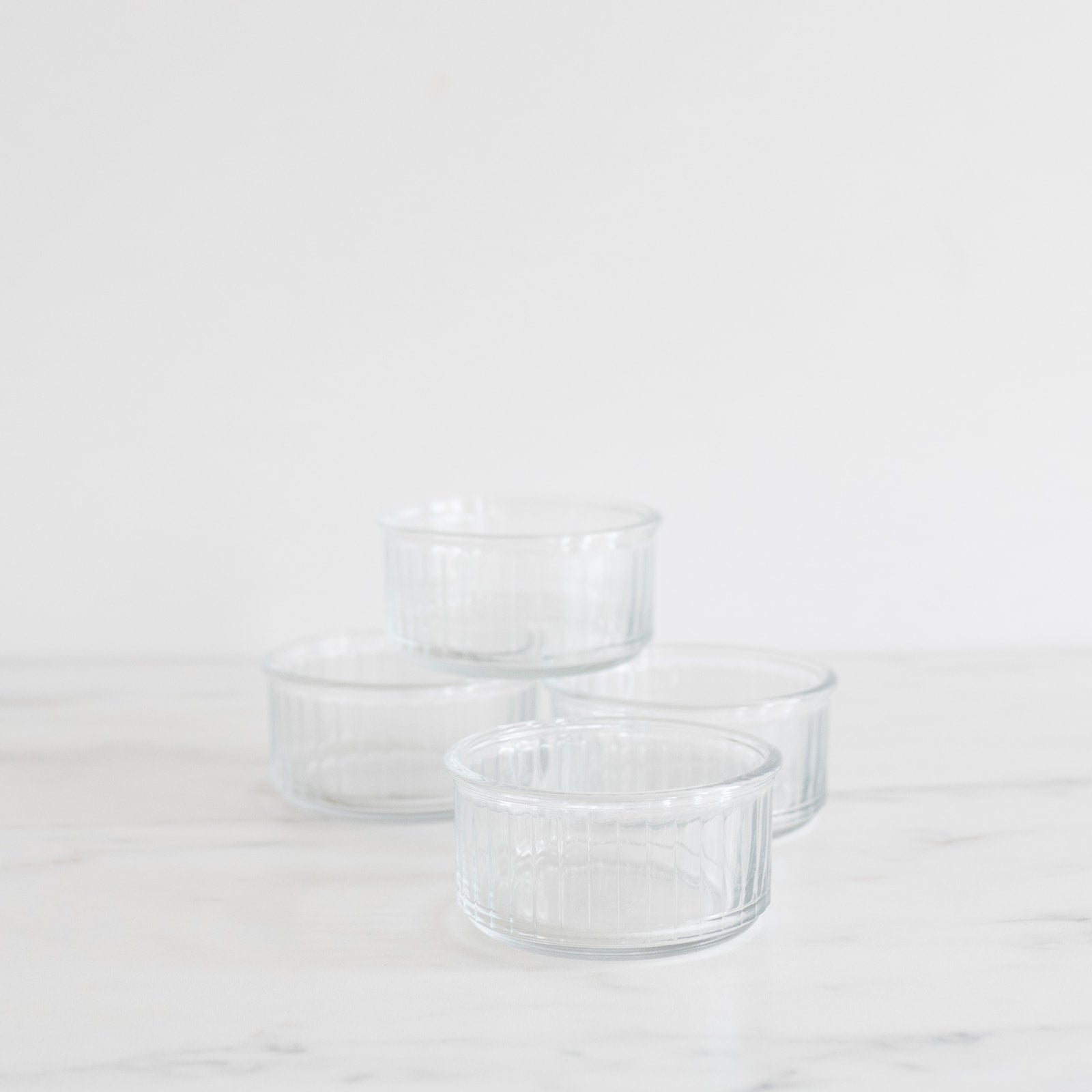 Clear Glass Ramekin Set 0-b-All New Inter Continental Mercantile