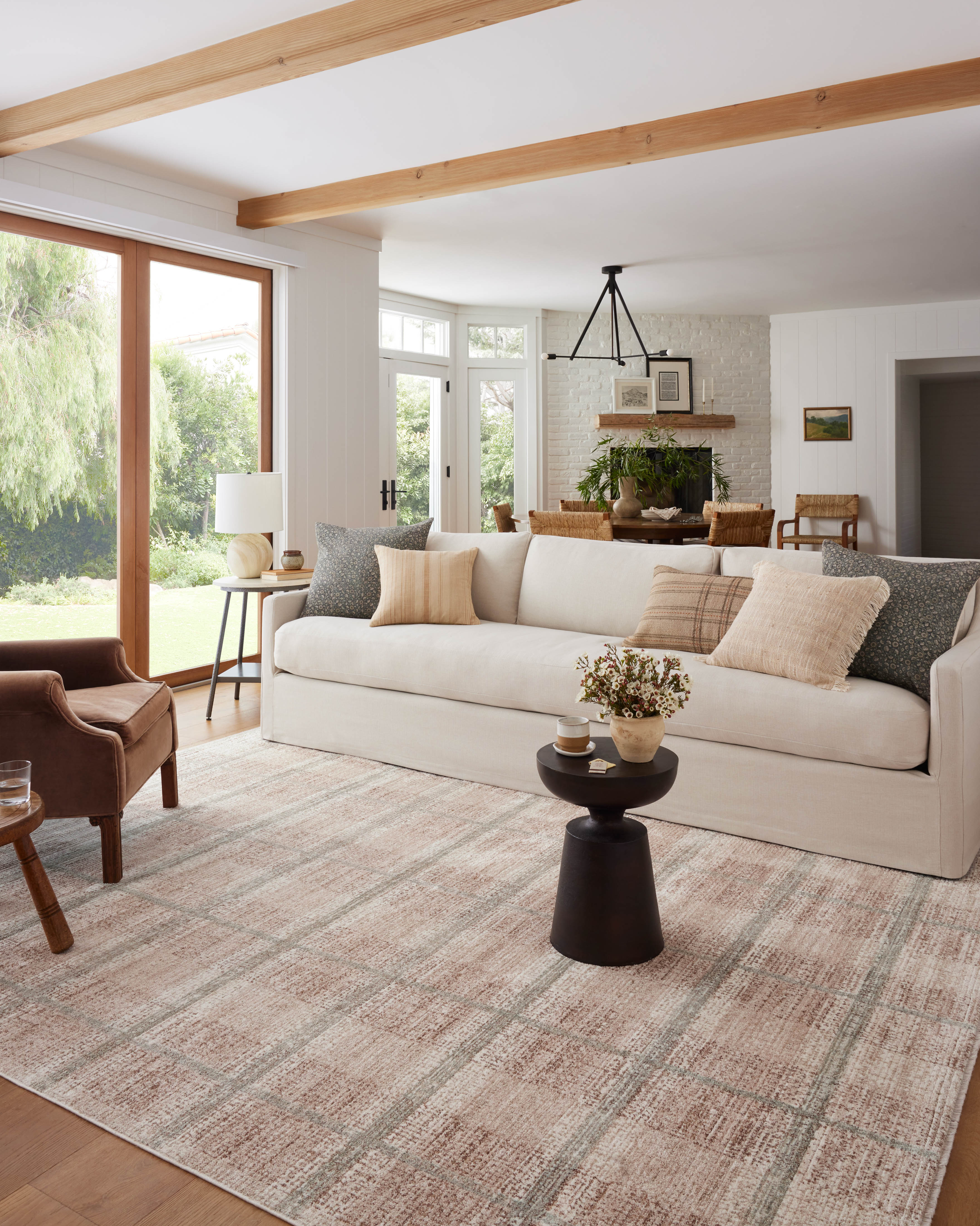 Angela Rose x Loloi Ember Clay / Mist Rug 0-RUGS-patterned Loloi