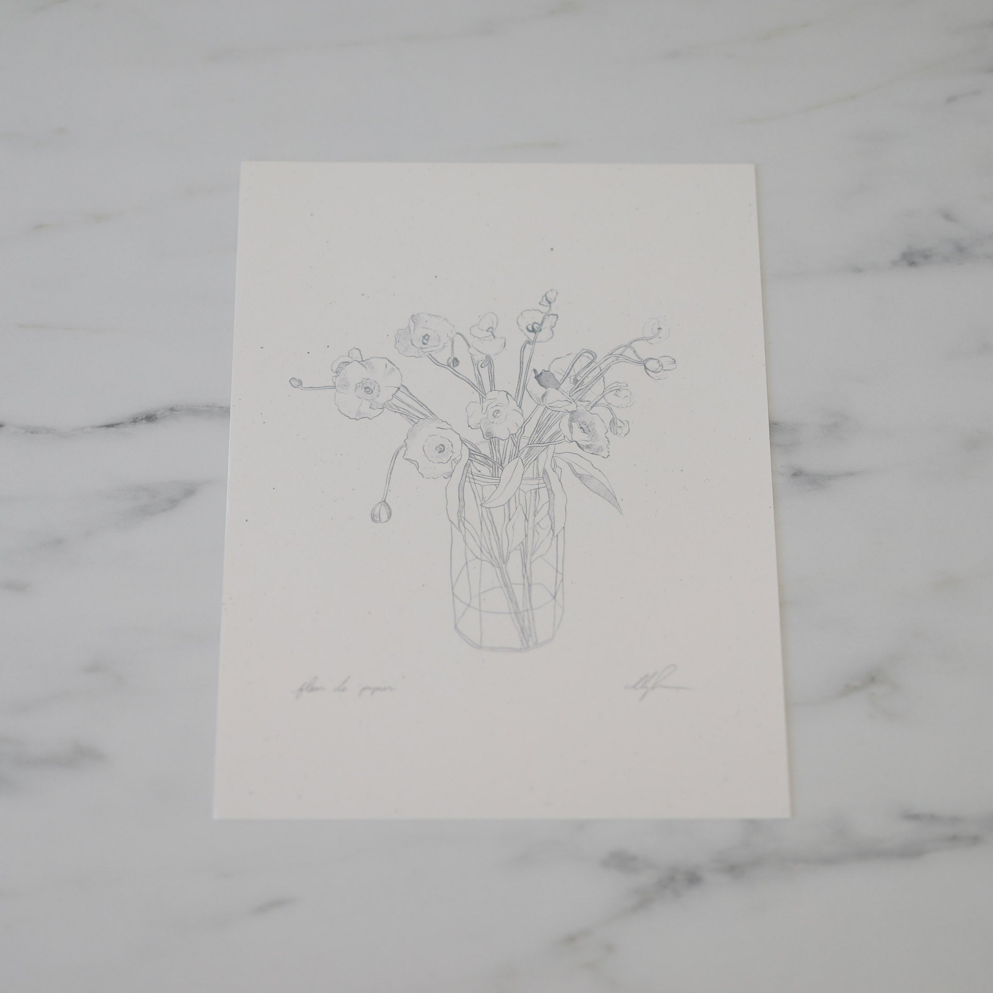 "Fleurs de Papier" by Cocoshalom ARTWORK - print Cocoshalom (Faire)