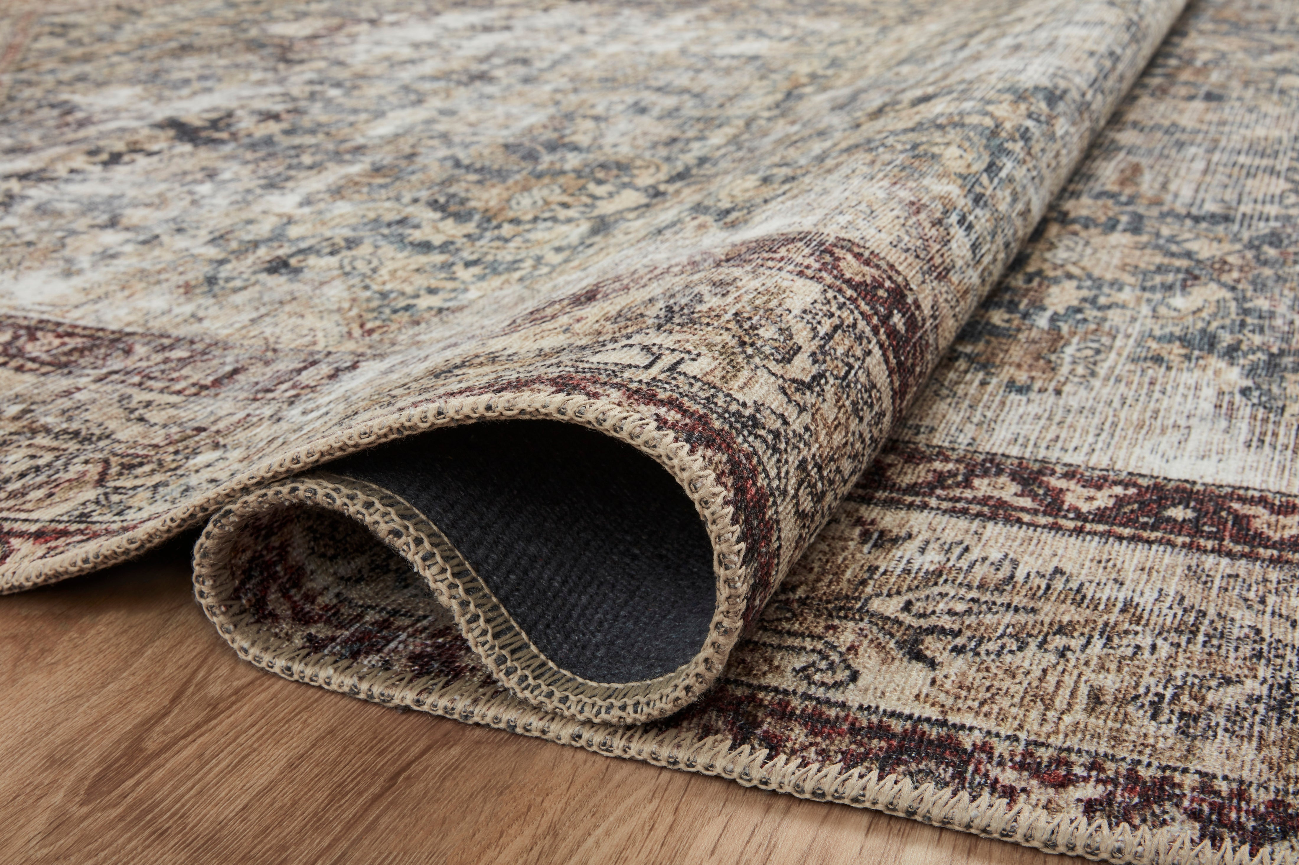 Amber Lewis x Loloi Georgie Teal / Antique Rug 0-patterned rugs Loloi
