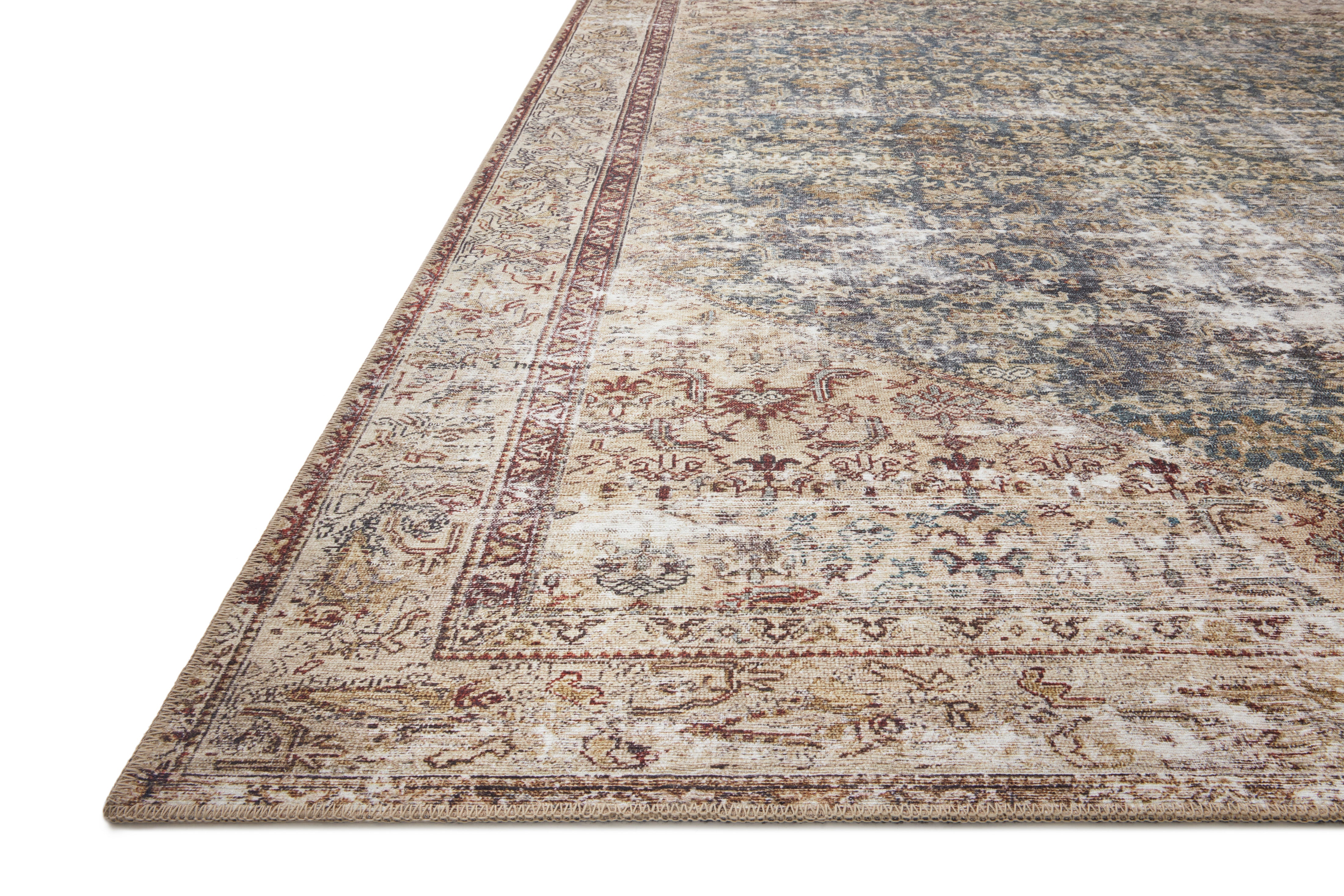 Amber Lewis x Loloi Georgie Teal / Antique Rug 0-patterned rugs Loloi