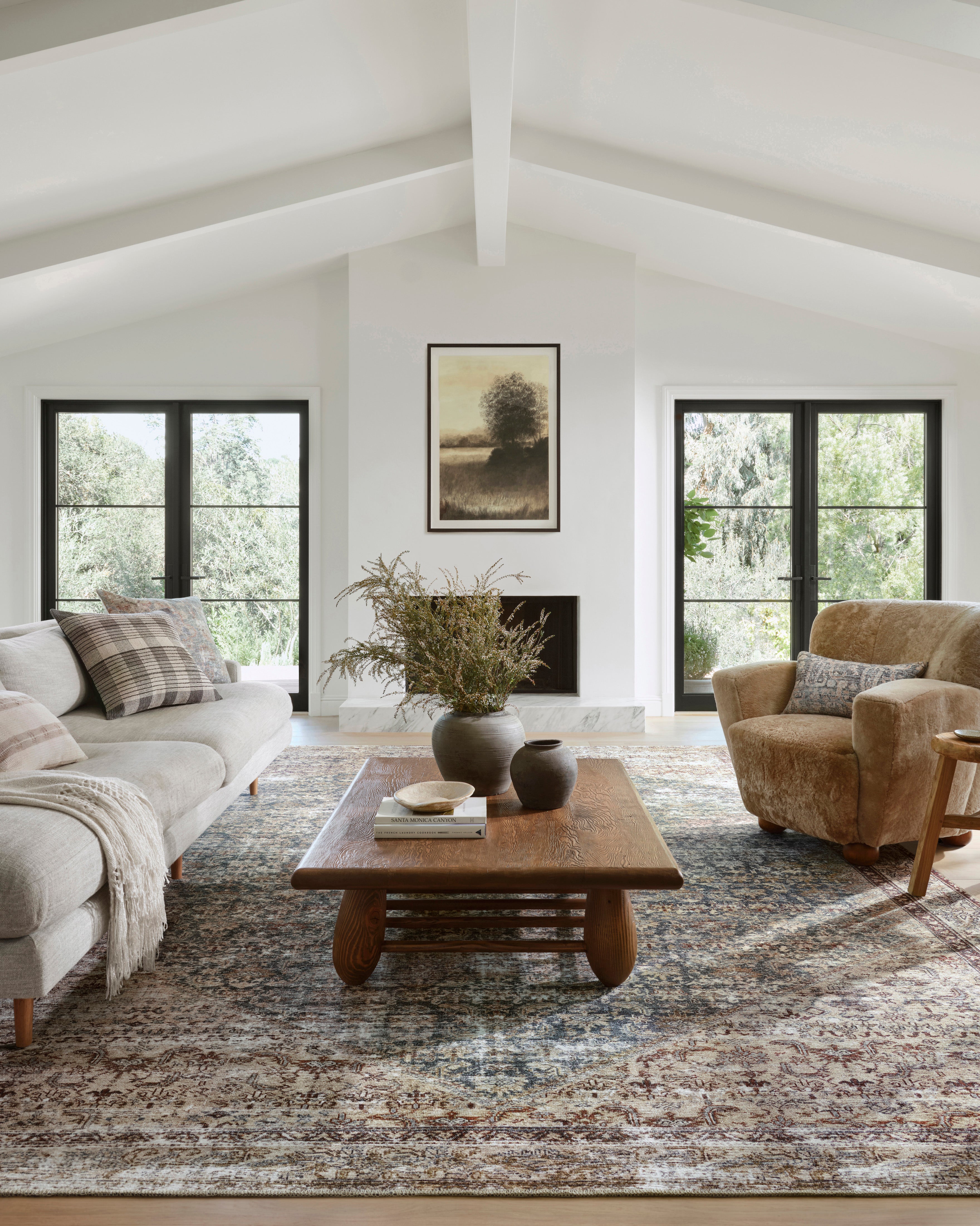 Amber Lewis x Loloi Georgie Teal / Antique Rug 0-patterned rugs Loloi