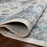 Loloi Heidi Ivory / Ocean Rug 1-RUGS-patterned Loloi