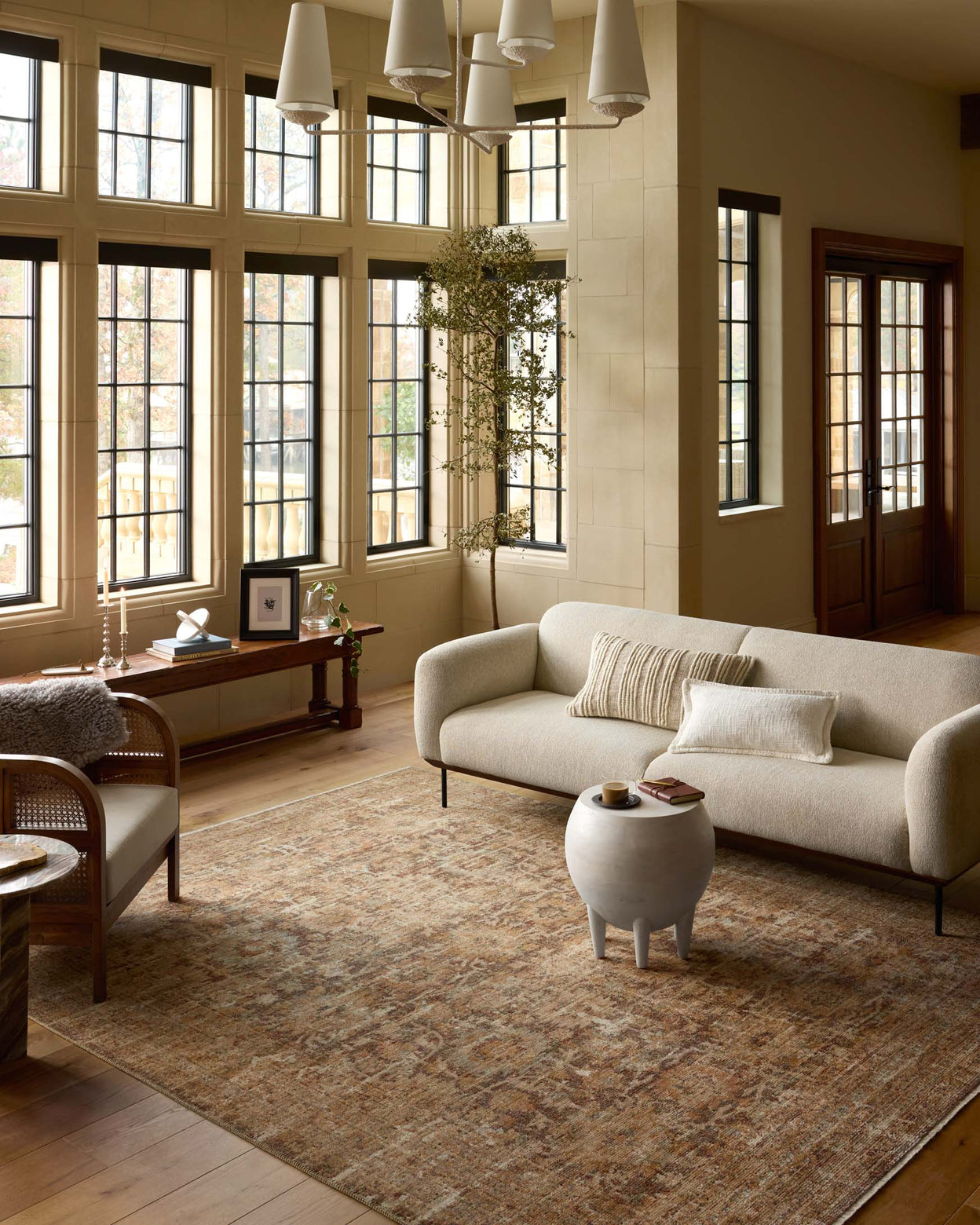Loloi Heritage Bark / Multi Rug 0-RUGS-patterned Loloi