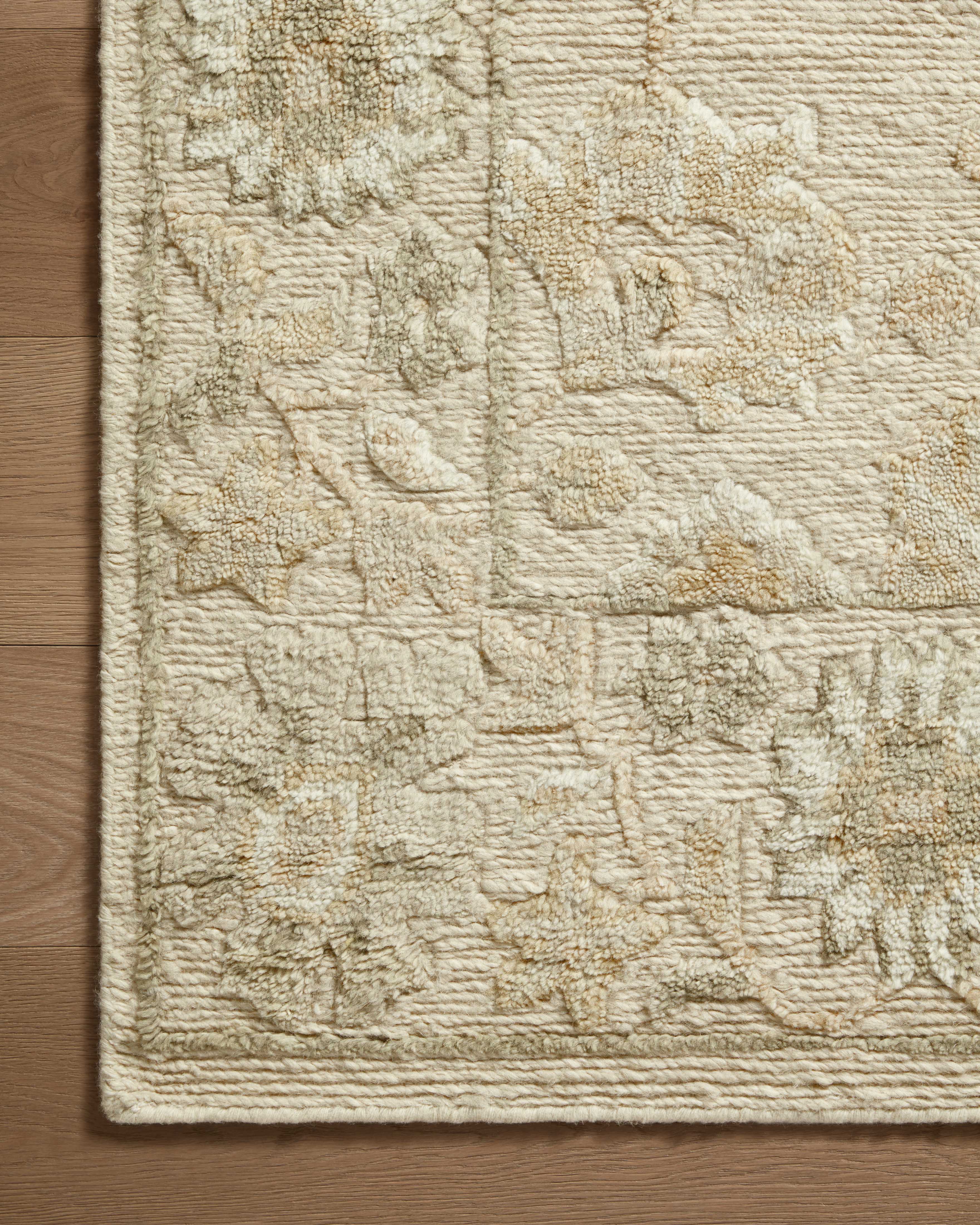 Magnolia Home by Joanna Gaines x Loloi Ingrid Natural / Sage Rug 0-RUGS-patterned Loloi