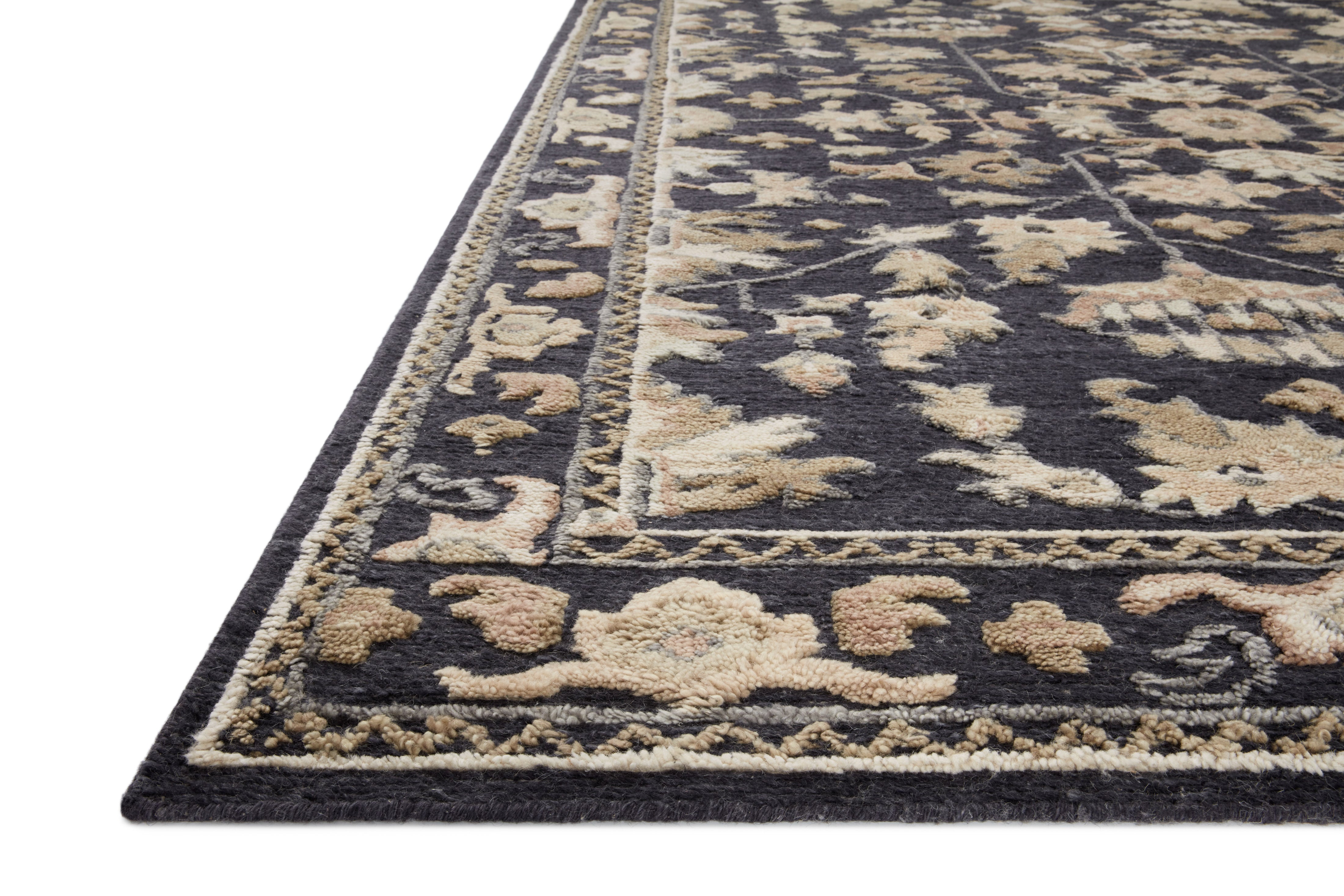 Magnolia Home by Joanna Gaines x Loloi Ingrid Navy / Multi Rug 0-RUGS-patterned Loloi