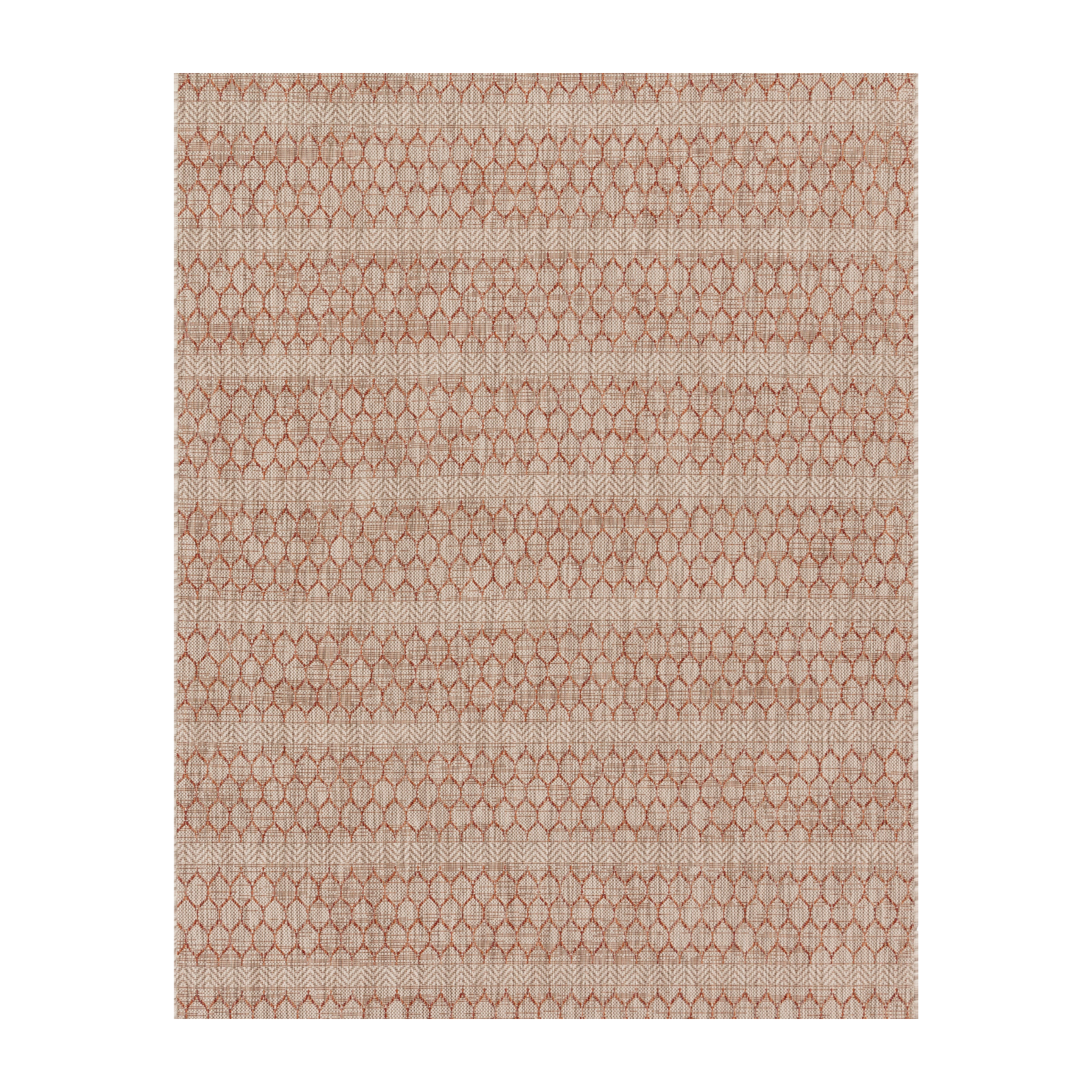 Loloi Isle Beige / Rust Rug 5-Rugs - indoor/outdoor Loloi