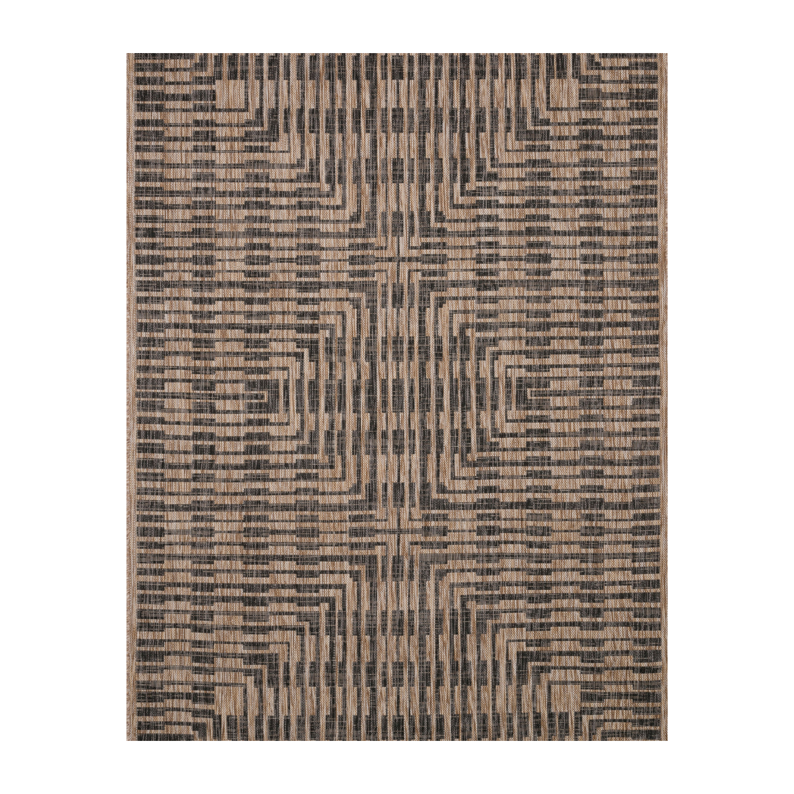 Isle Brown / Black Rug 5-Rugs - indoor/outdoor Loloi