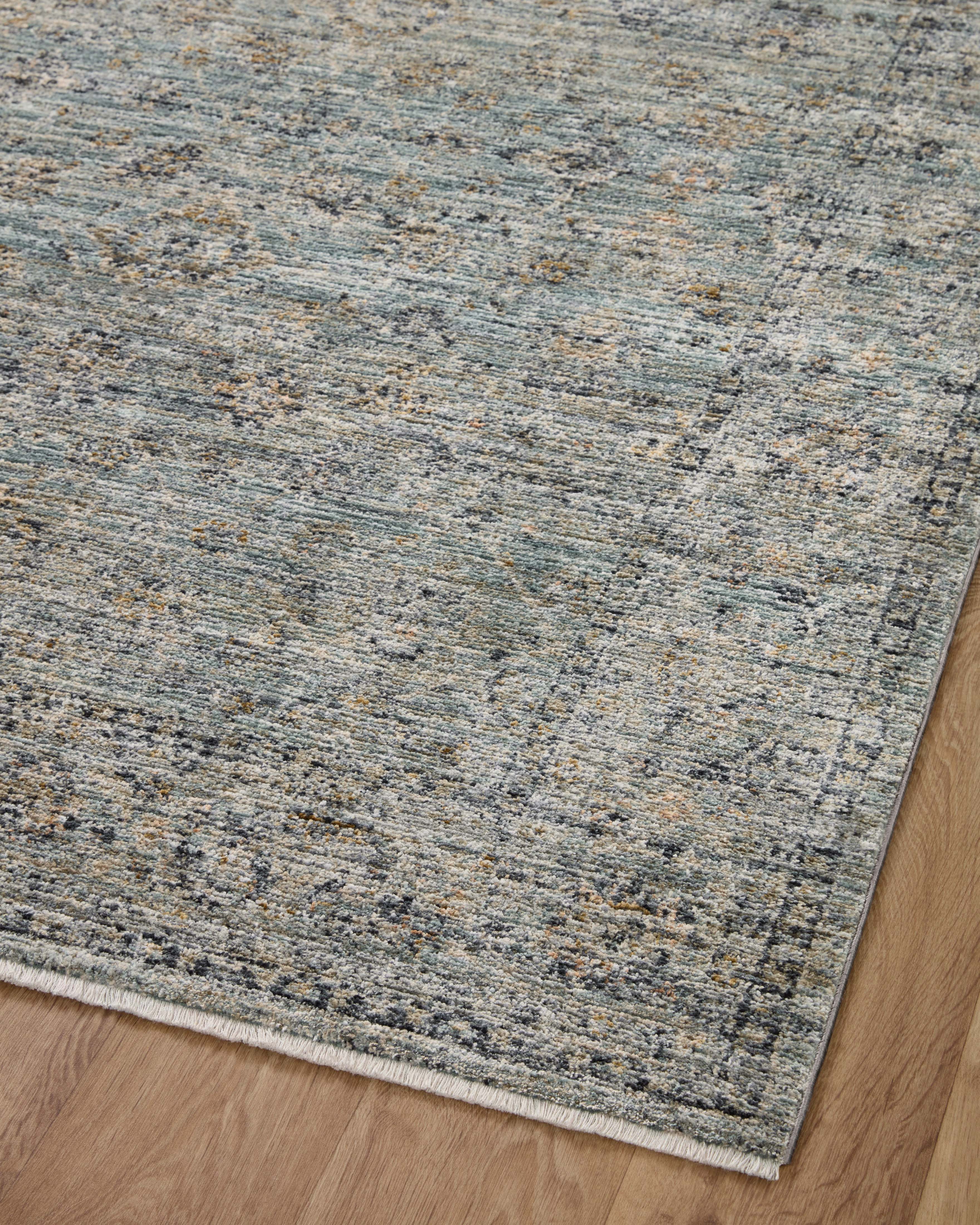 Jean Stoffer x Loloi Katherine Ocean / Gold Rug 0-patterned rugs Loloi