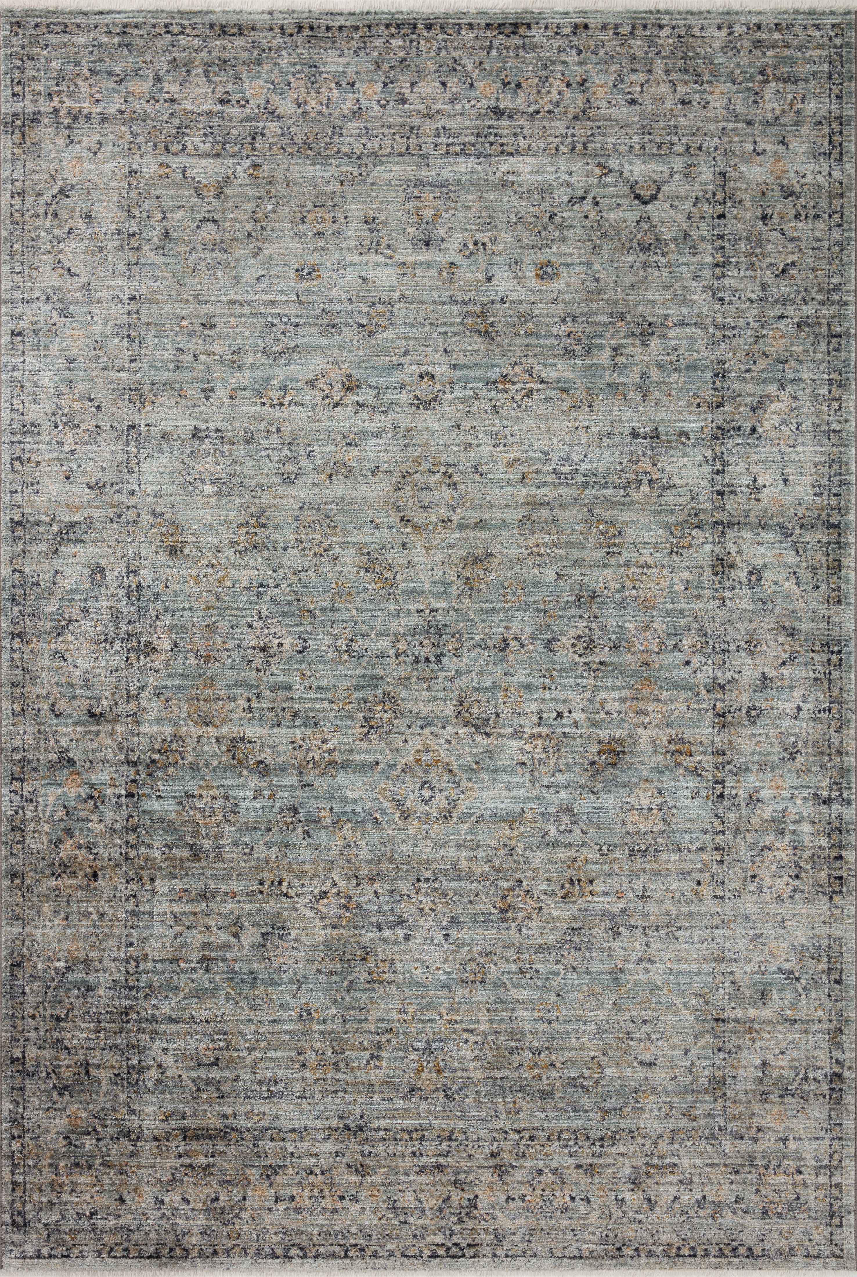 Jean Stoffer x Loloi Katherine Ocean / Gold Rug 0-patterned rugs Loloi