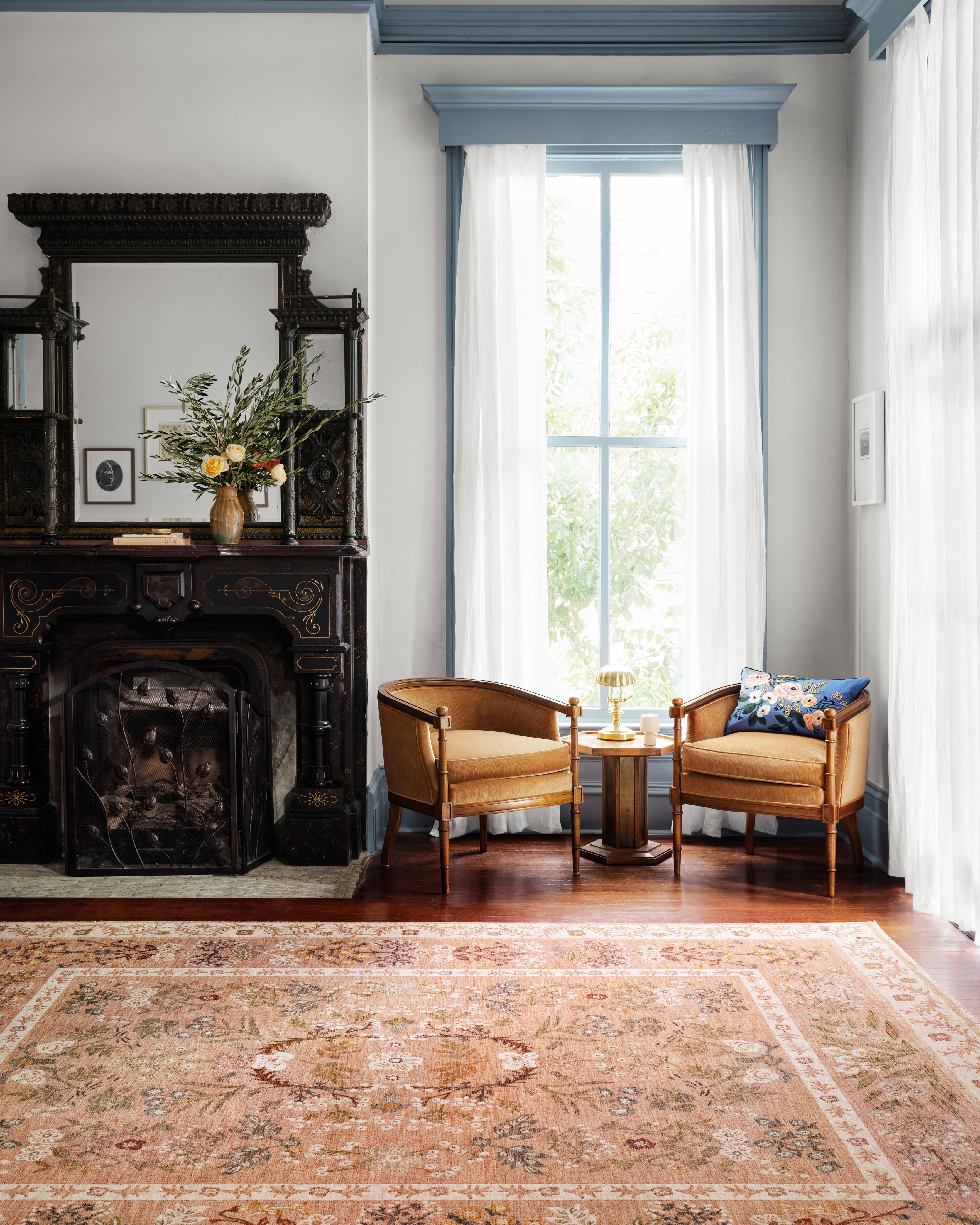Rifle Paper Co. x Loloi Kismet Arabesque / Camel Rug 0-RUGS-patterned Loloi
