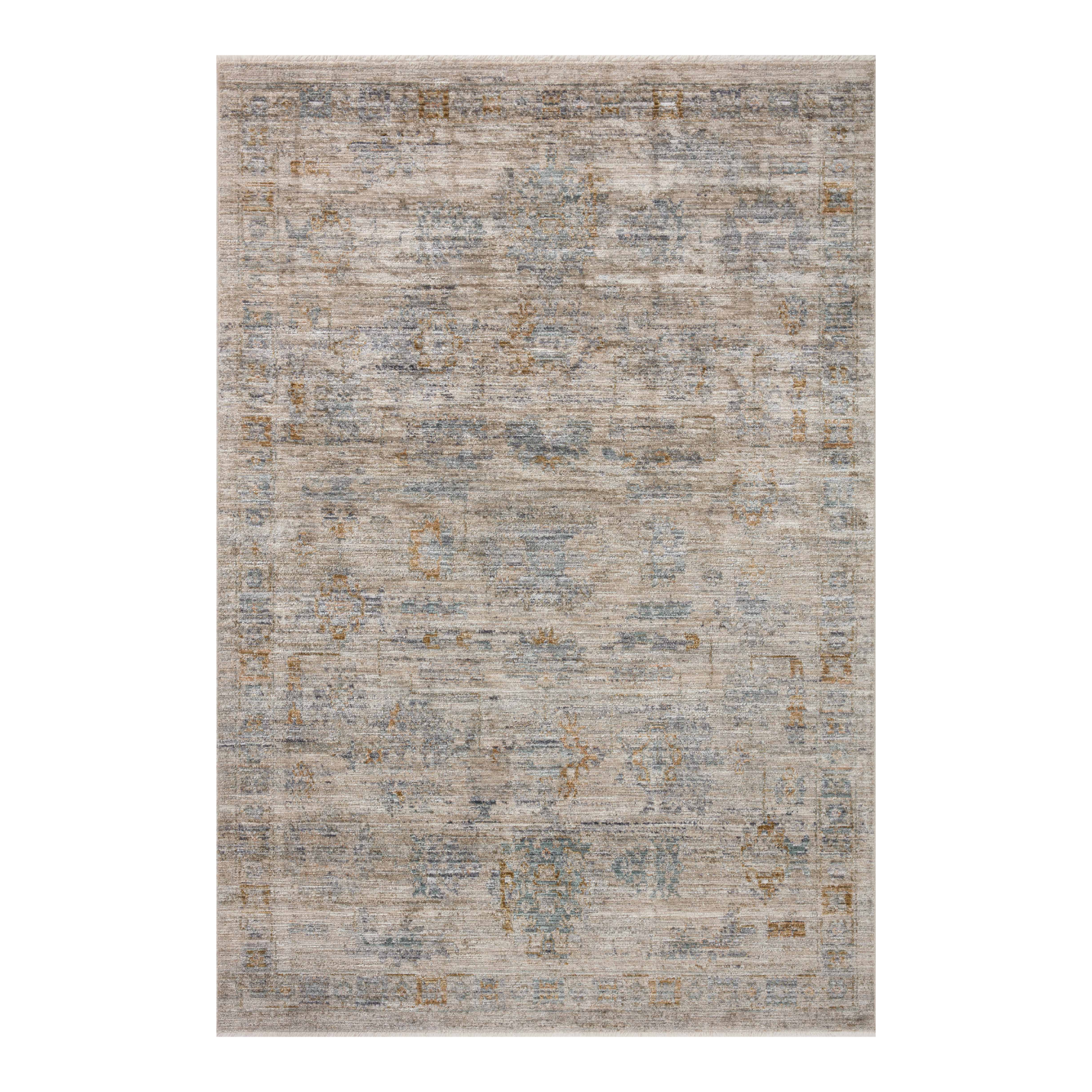 Jean Stoffer x Loloi Katherine Pebble / Ocean Rug 0-patterned rugs Loloi