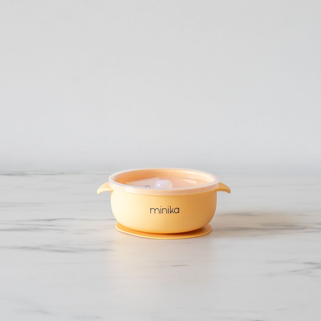 Silicone Bowl with Lid FINNBIRD - bowl Minika Sunset