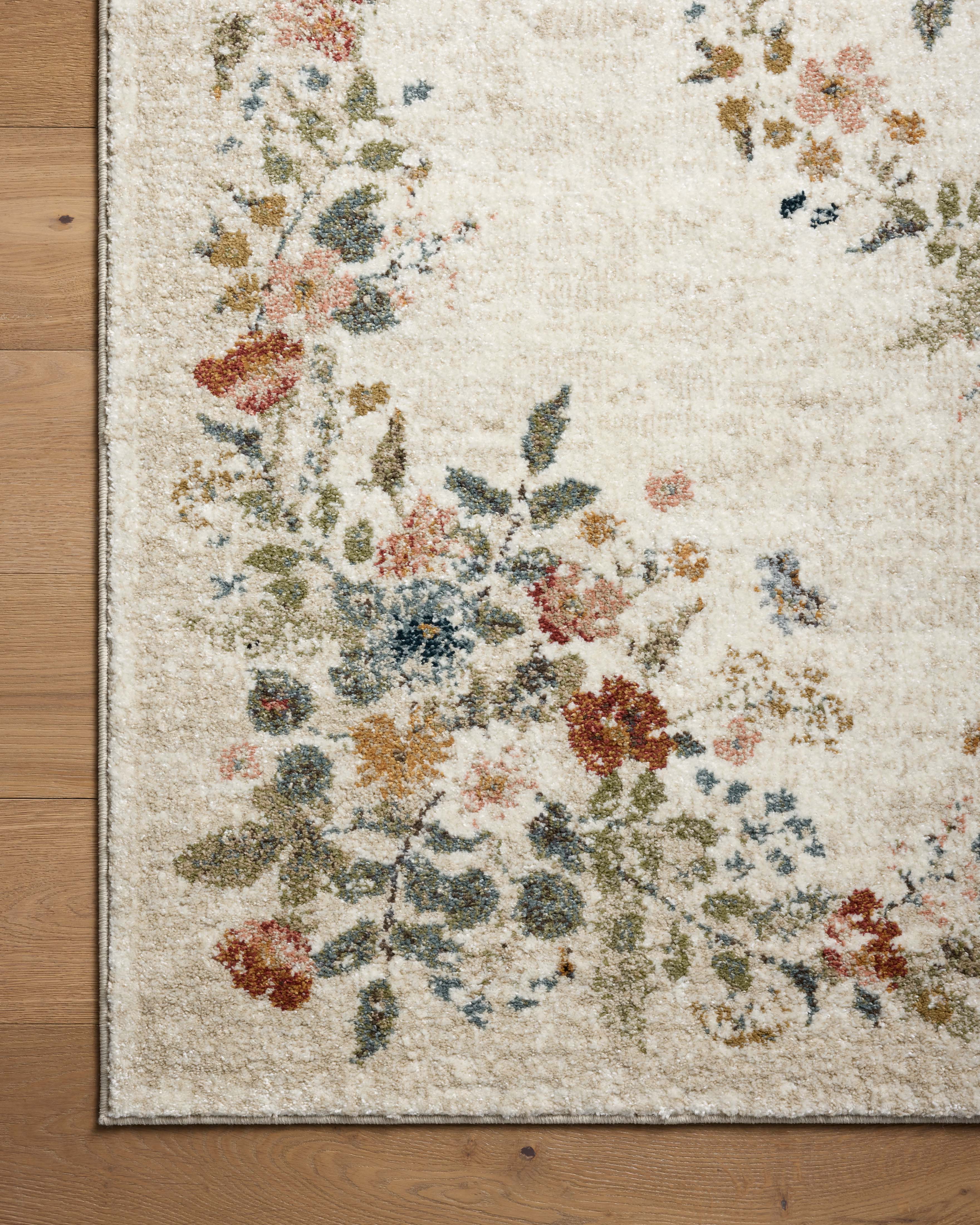 IN STORE - Loloi Laurel Strawberry Fields Cream Rug IN STORE - Rugs Loloi