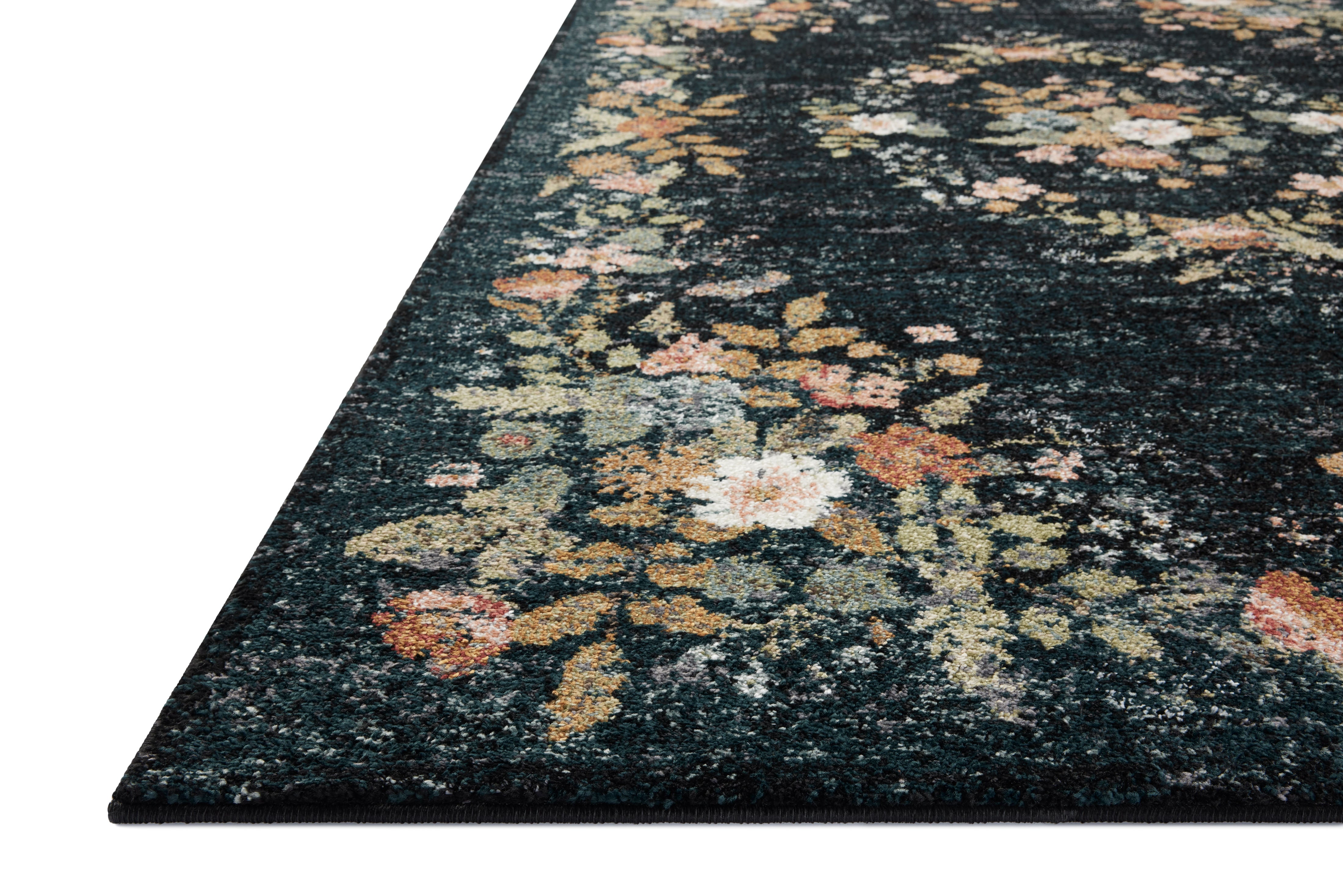 Rifle Paper Co. x Loloi Laurel Strawberry Fields Navy Rug 0-RUGS-patterned Loloi