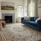 Rifle Paper Co. x Loloi Laurel Eleanor Linen Rug 0-RUGS-patterned Loloi