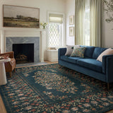 Rifle Paper Co. x Loloi Laurel Eleanor Navy Rug 0-RUGS-patterned Loloi