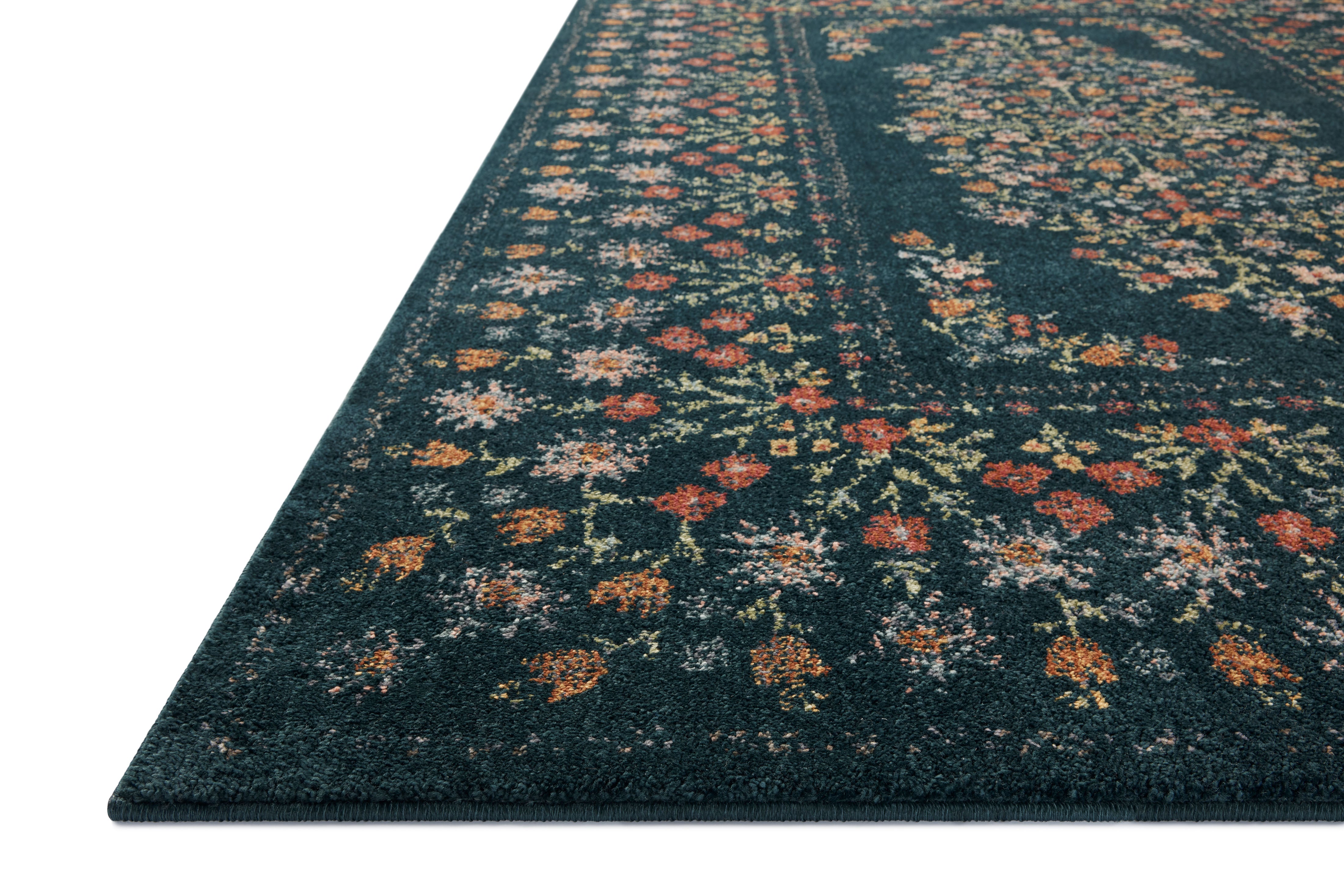 Rifle Paper Co. x Loloi Laurel Eleanor Navy Rug 0-RUGS-patterned Loloi