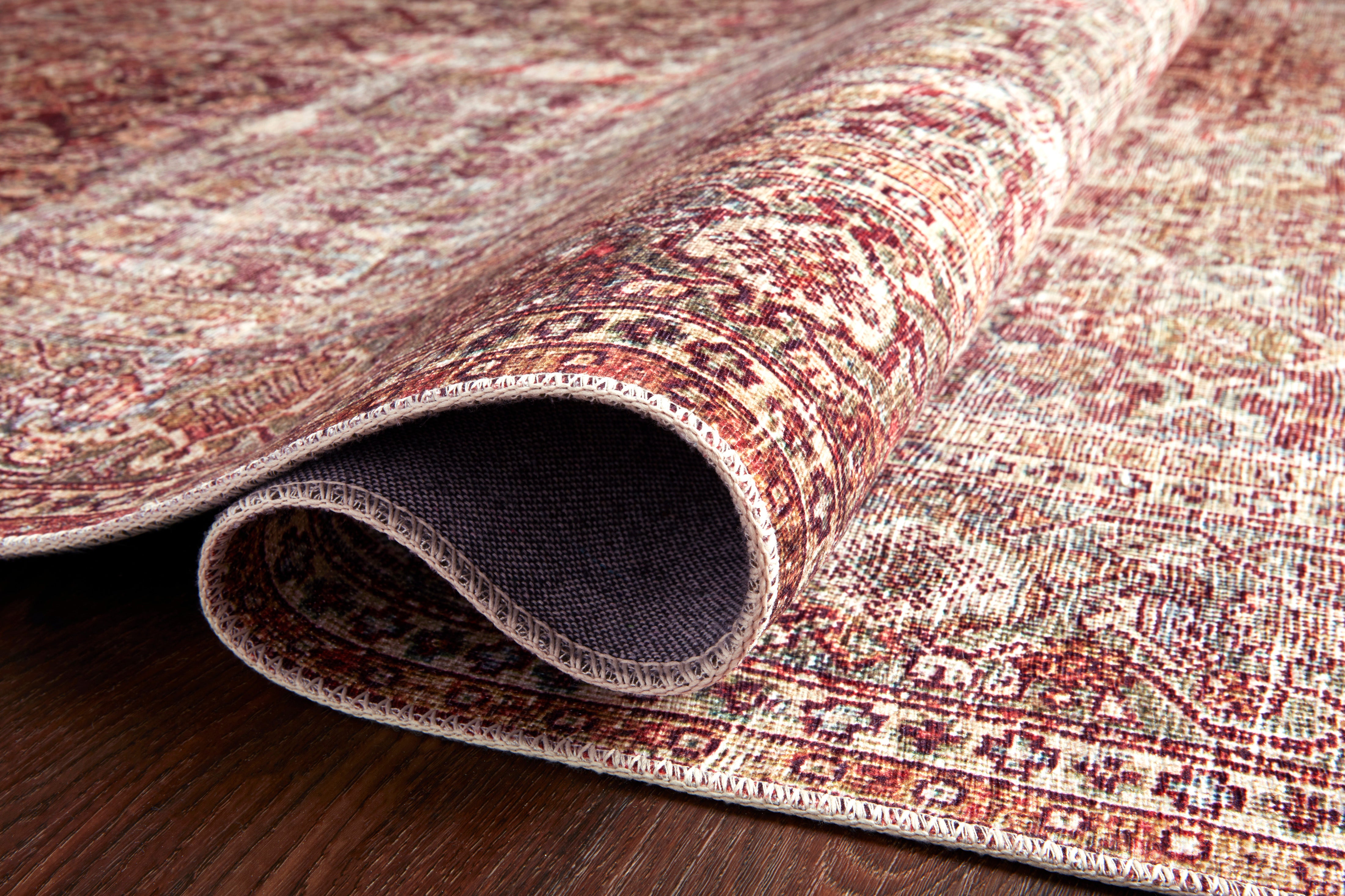 Loloi Layla Cinnamon / Sage Rug 1-RUGS-patterned Loloi