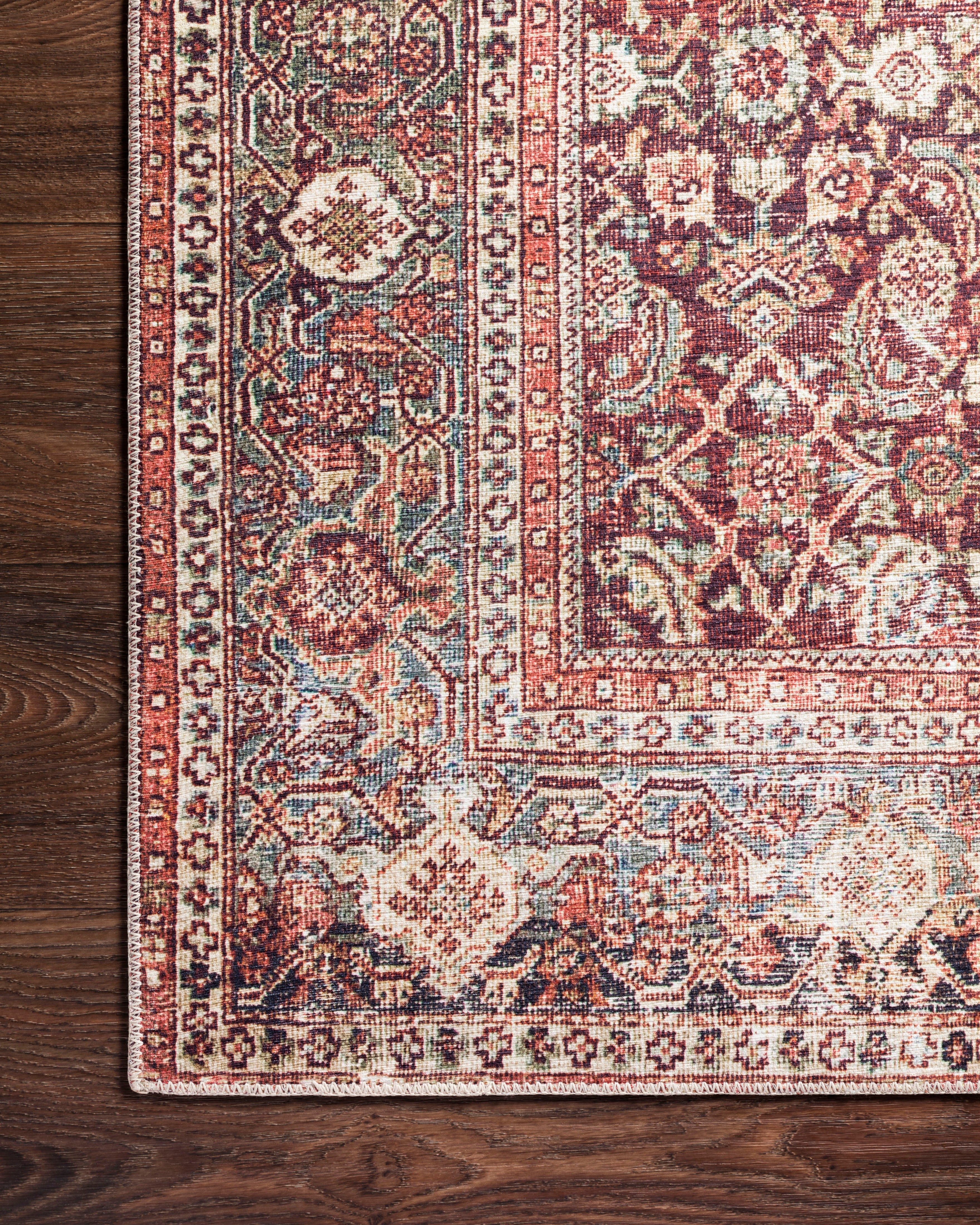 Loloi Layla Cinnamon / Sage Rug 1-RUGS-patterned Loloi