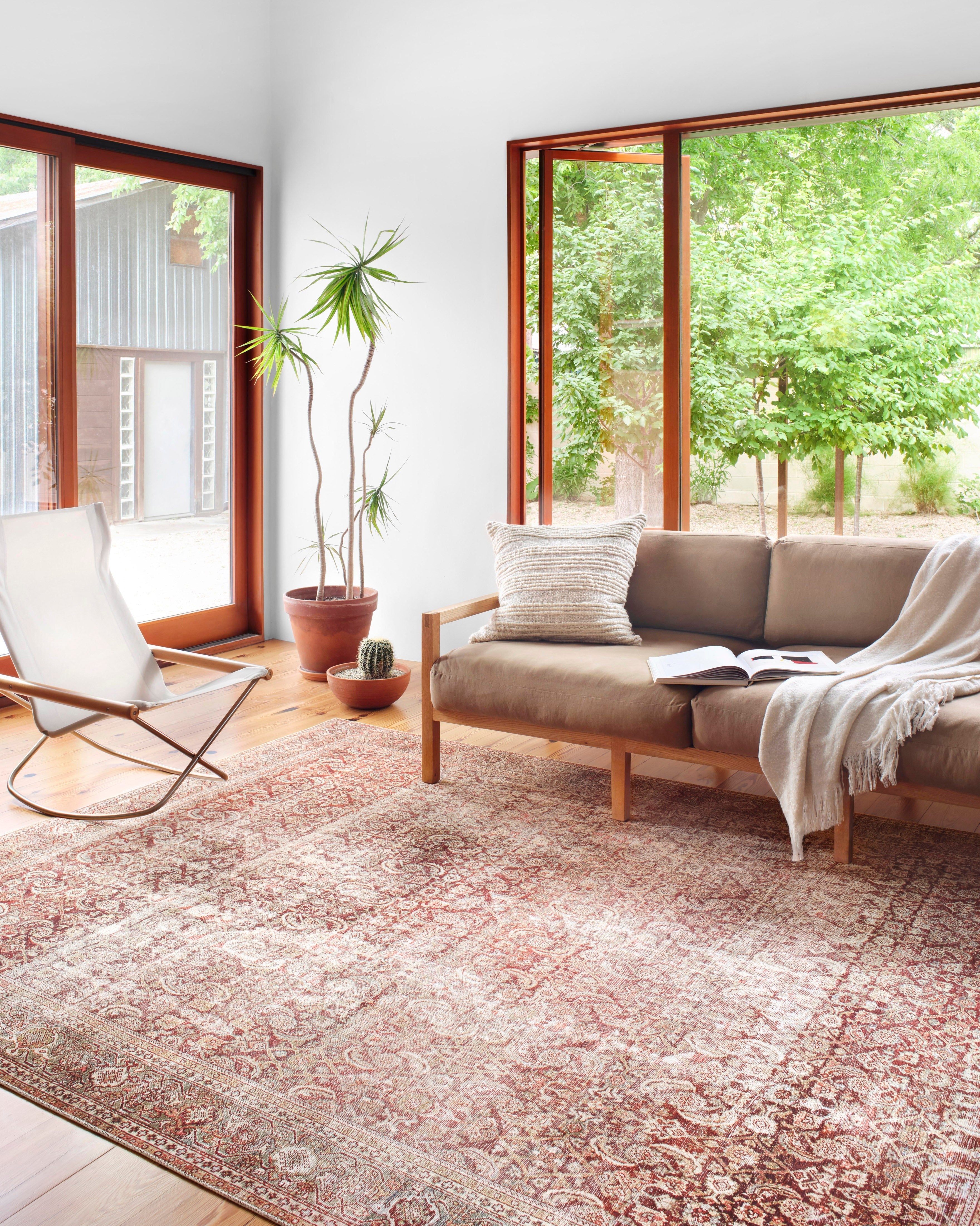 Loloi Layla Cinnamon / Sage Rug 1-RUGS-patterned Loloi