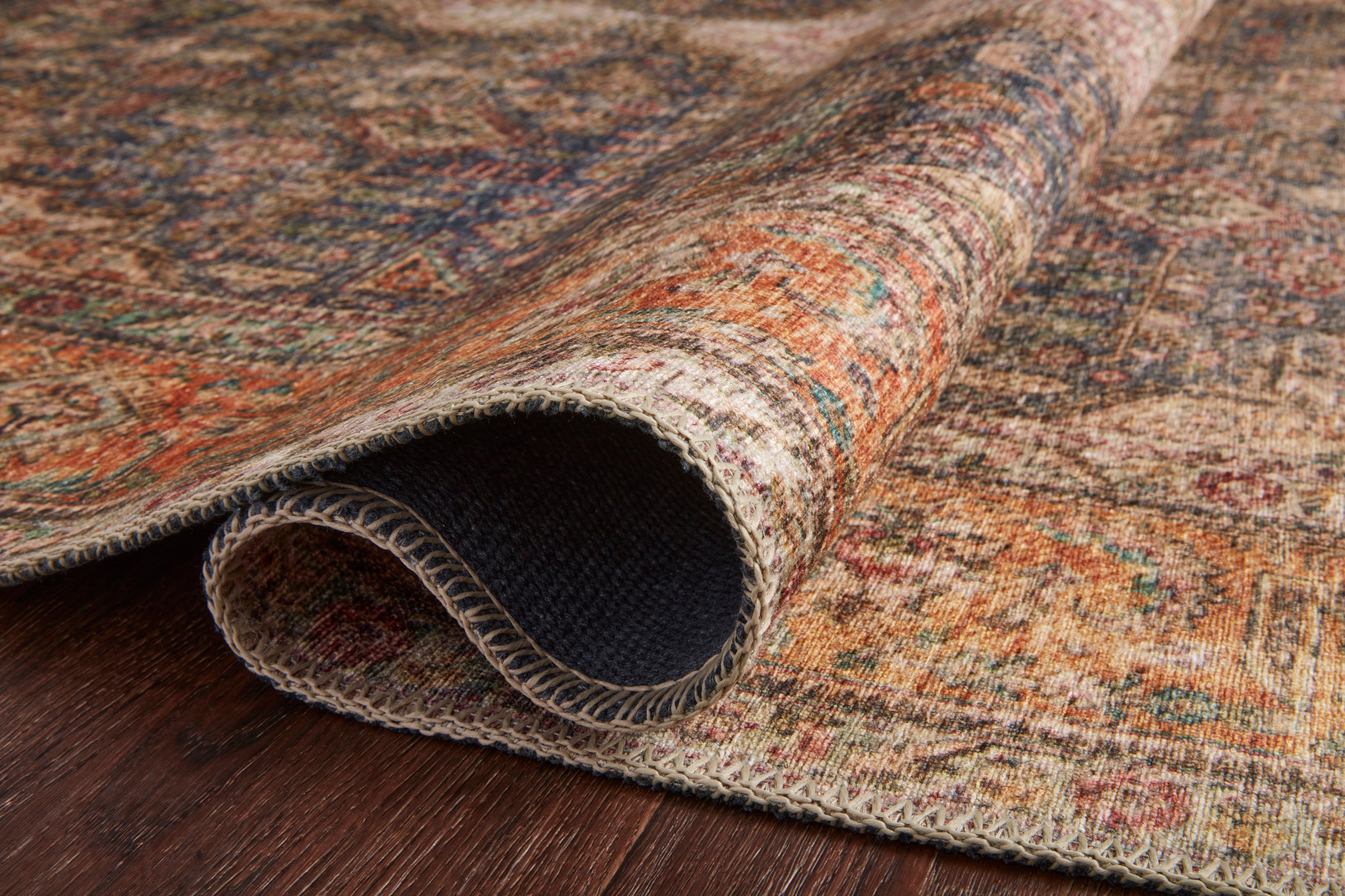 Loloi Loren Plum / Multi Rug 2-patterned rugs Loloi