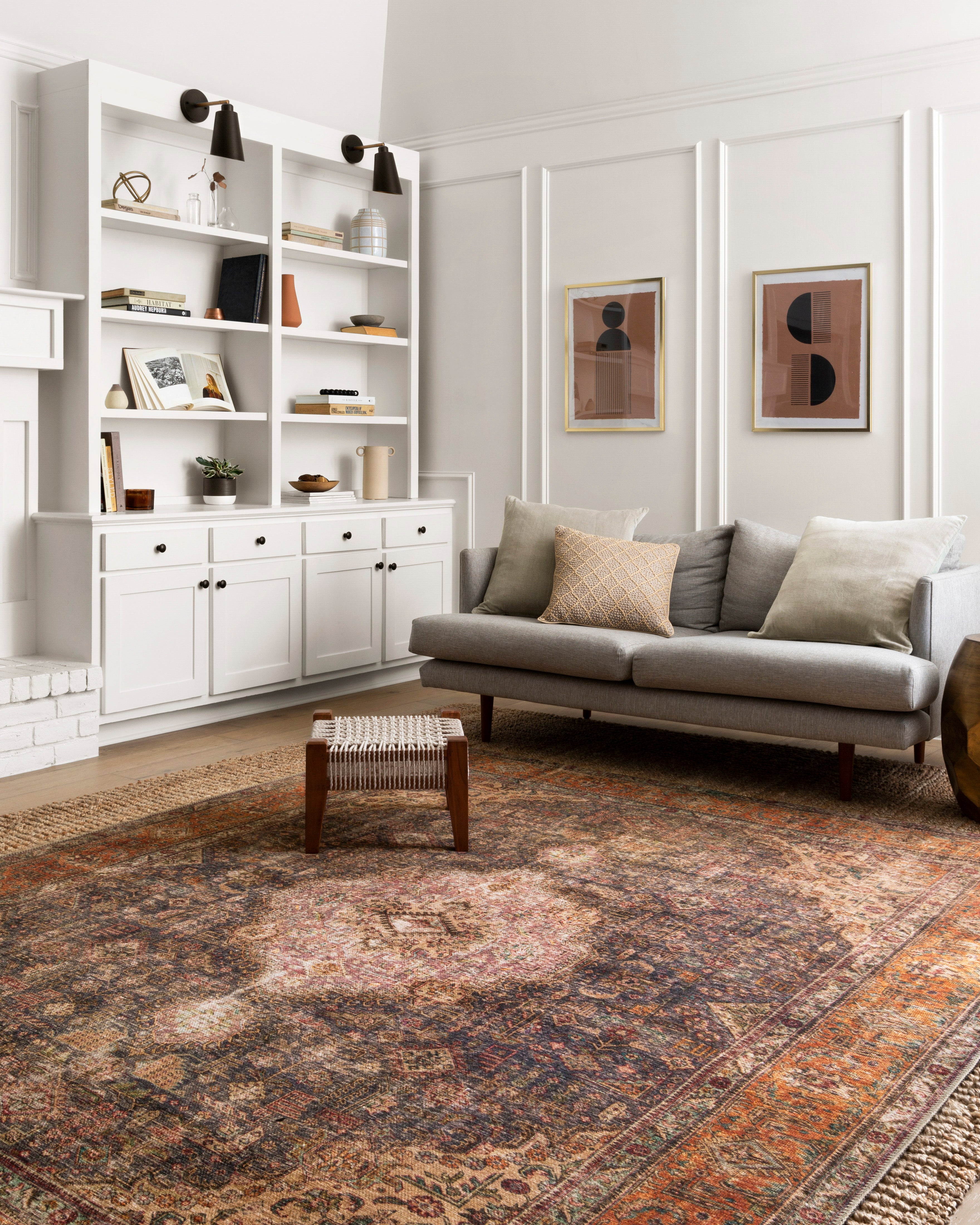 Loloi Loren Plum / Multi Rug 2-patterned rugs Loloi