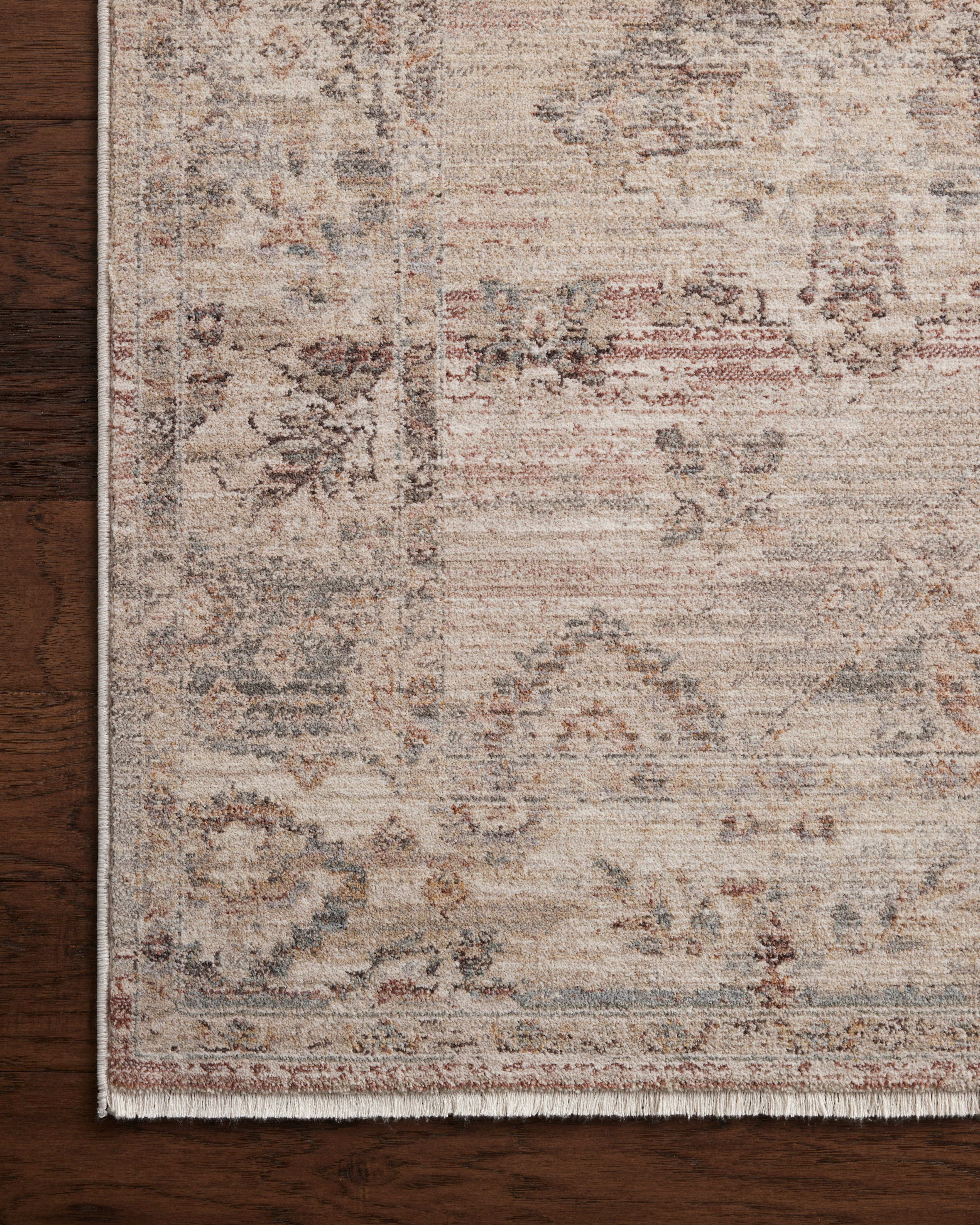 Loloi Lyra Blush / Dove Rug 0-RUGS-patterned Loloi