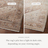 Loloi Lyra Natural / Mocha Rug 0-RUGS-patterned Loloi