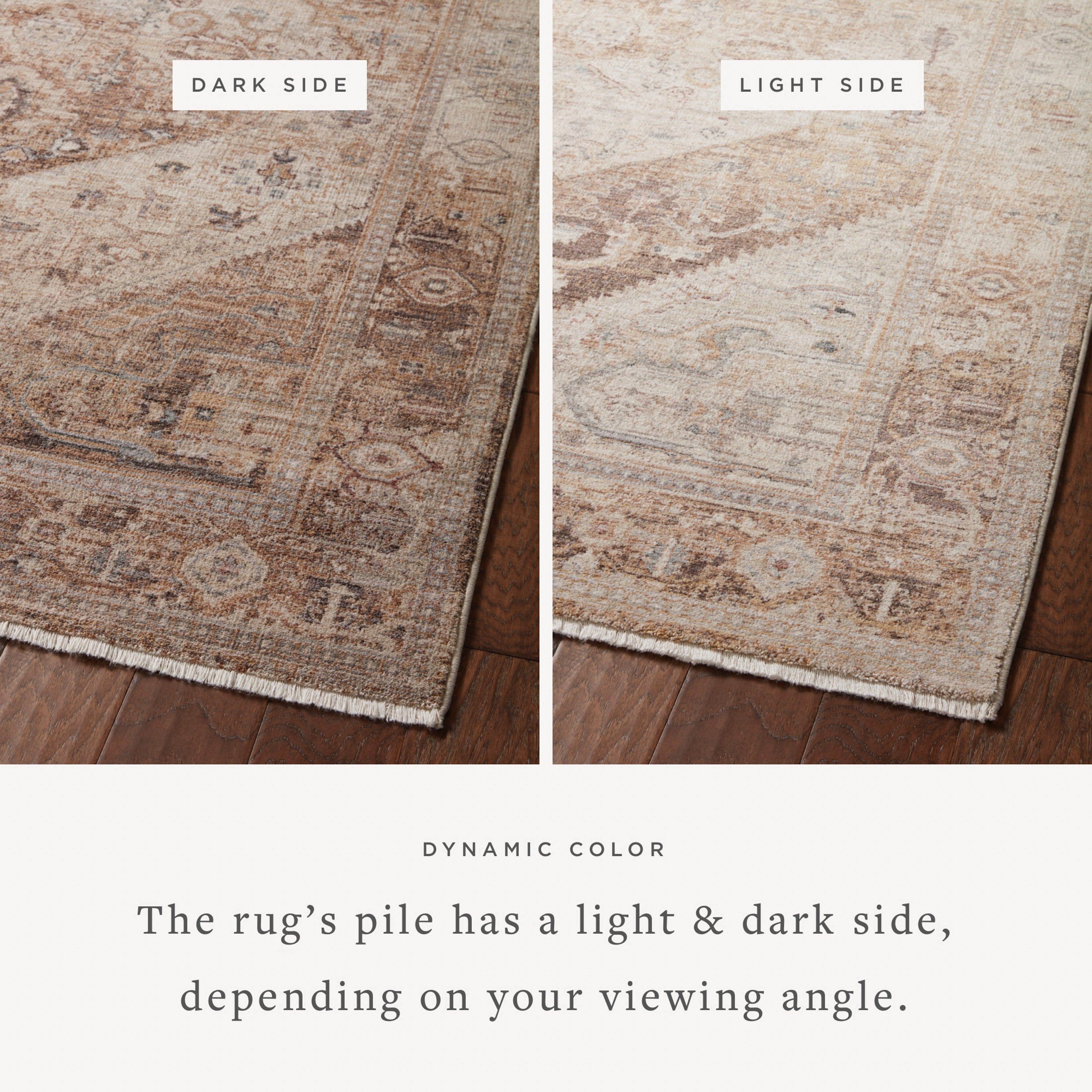 Loloi Lyra Natural / Mocha Rug 0-RUGS-patterned Loloi