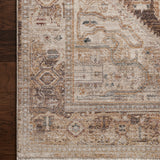 Loloi Lyra Natural / Mocha Rug 0-RUGS-patterned Loloi