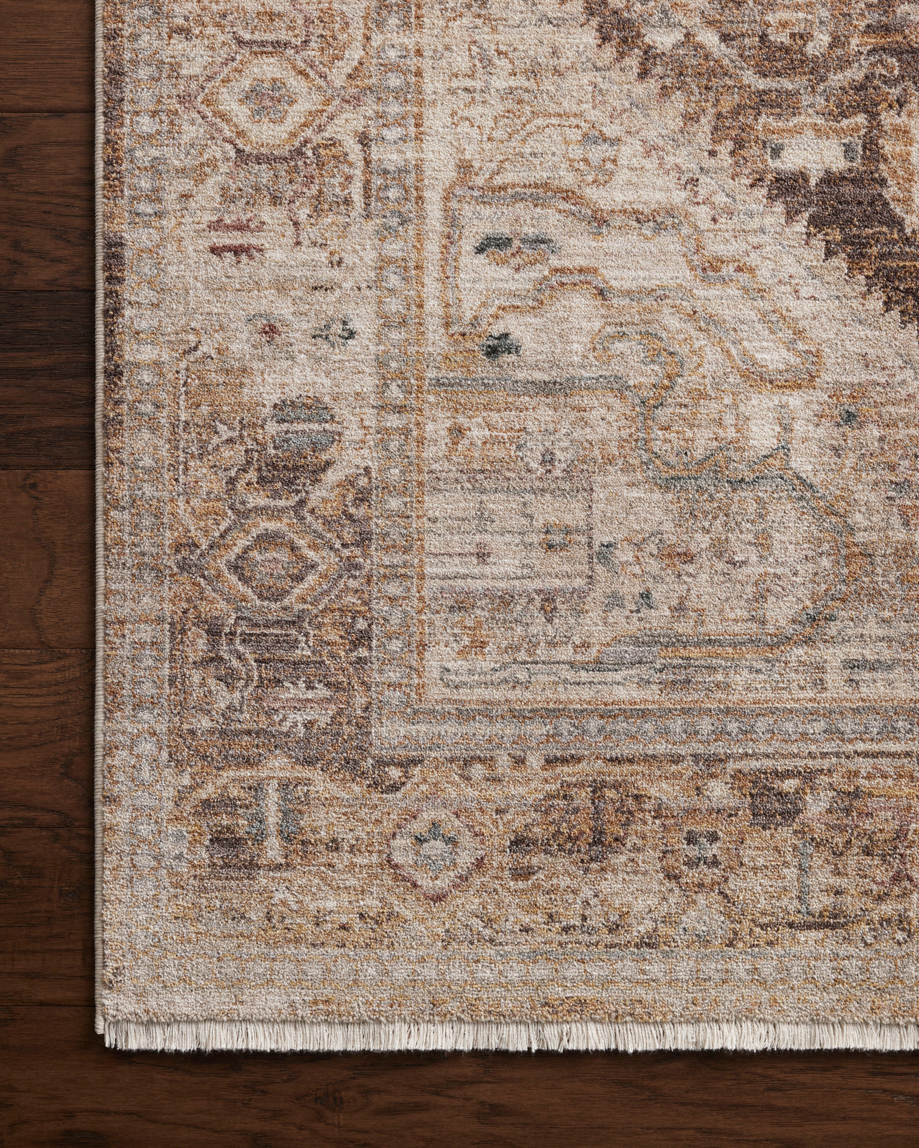 Loloi Lyra Natural / Mocha Rug 0-RUGS-patterned Loloi