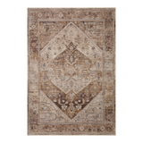 Loloi Lyra Natural / Mocha Rug 0-RUGS-patterned Loloi