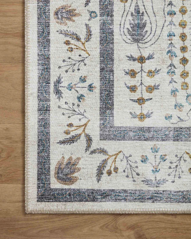 Rifle Paper Co. X Loloi Maison Wisteria Cream Rug 3 - RUGS - patterned Loloi