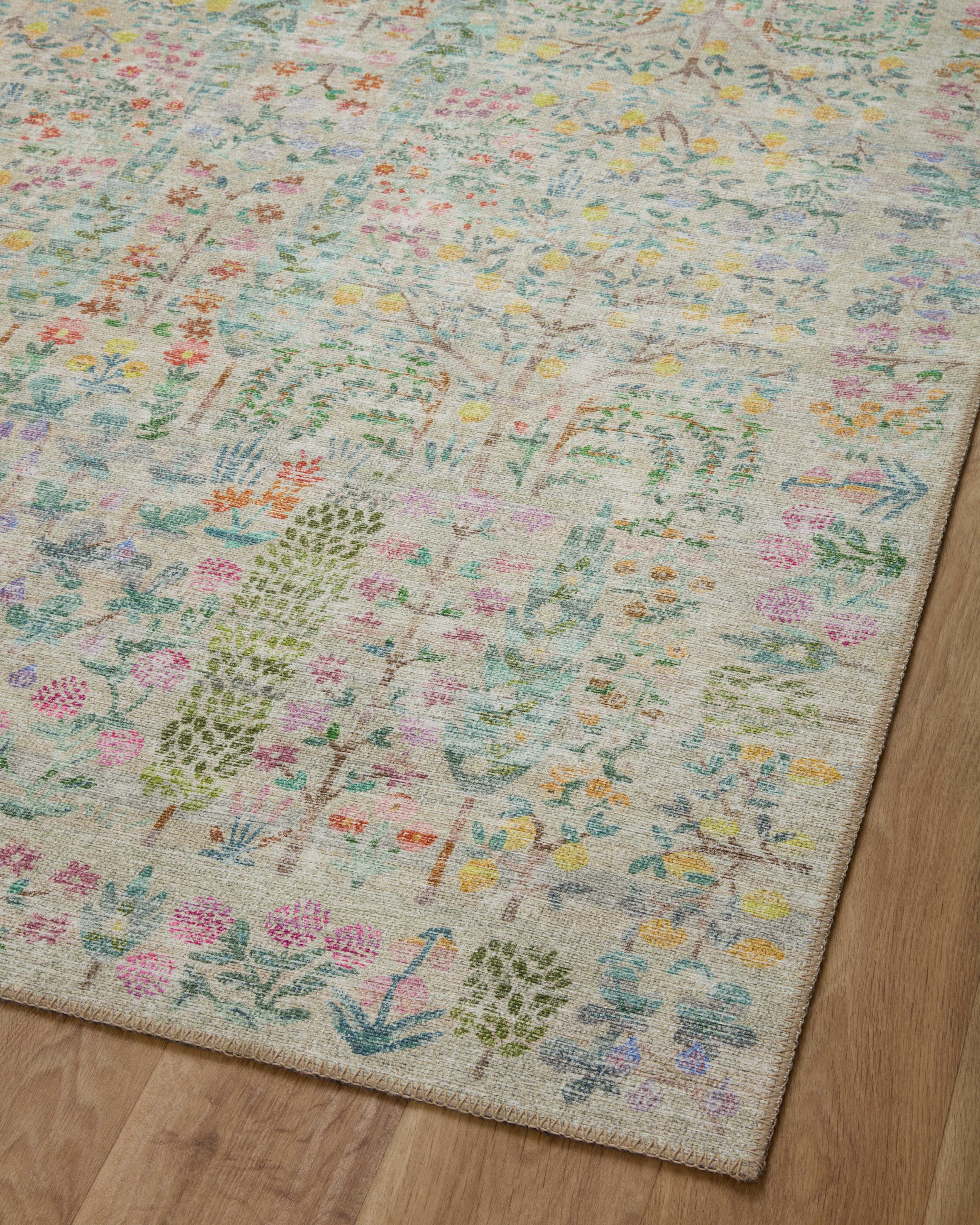 Rifle Paper Co. x Loloi Maison Khaki Rug 1-RUGS - patterned Loloi