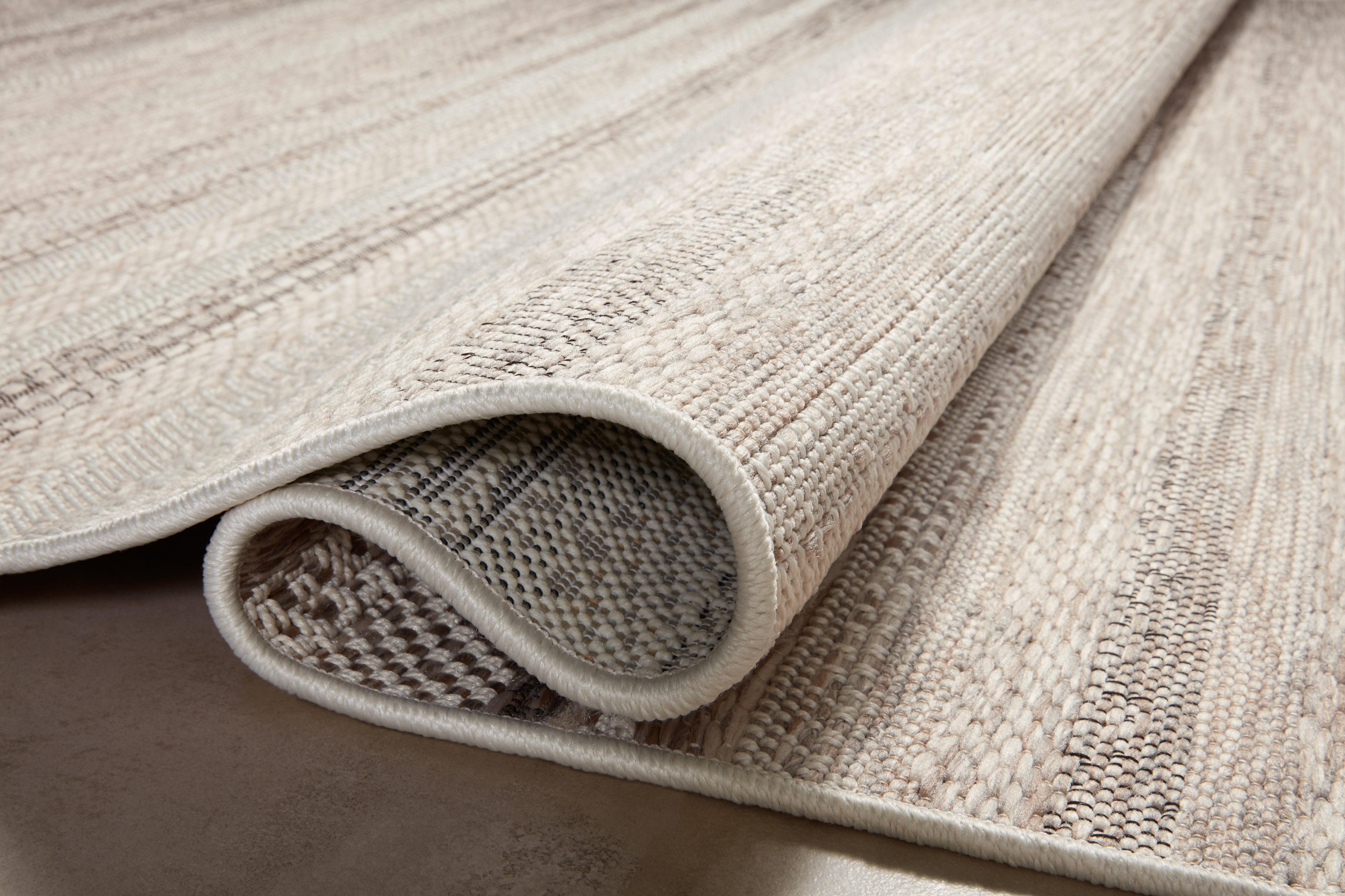 Amber Lewis x Loloi Malibu Ivory / Dove Rug No. 02 5-Rugs - indoor/outdoor Loloi