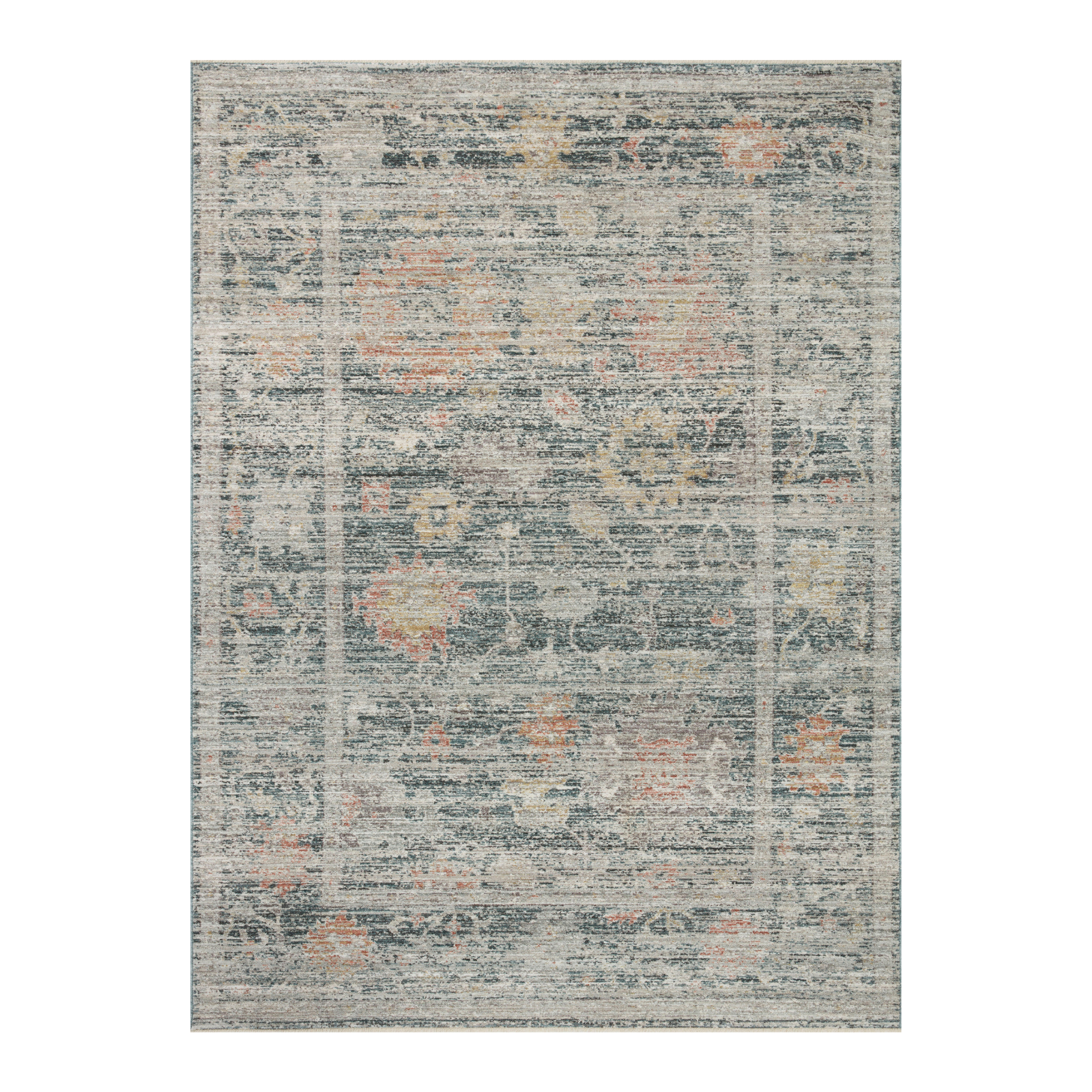 Magnolia Home by Joanna Gaines x Loloi Millie Blue / Multi Rug 0-patterned rugs Loloi