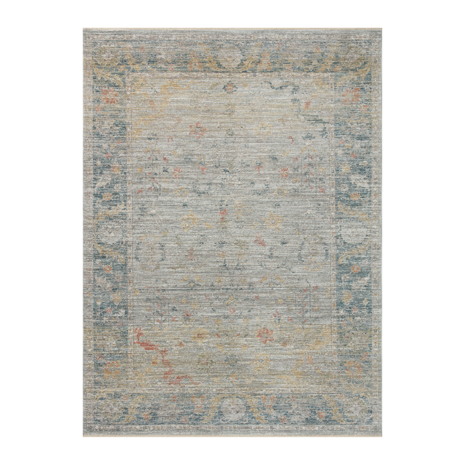 Magnolia Home by Joanna Gaines x Loloi Millie Slate / Multi Rug 0-patterned rugs Loloi