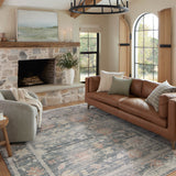 Magnolia Home by Joanna Gaines x Loloi Millie Blue / Multi Rug 0-patterned rugs Loloi
