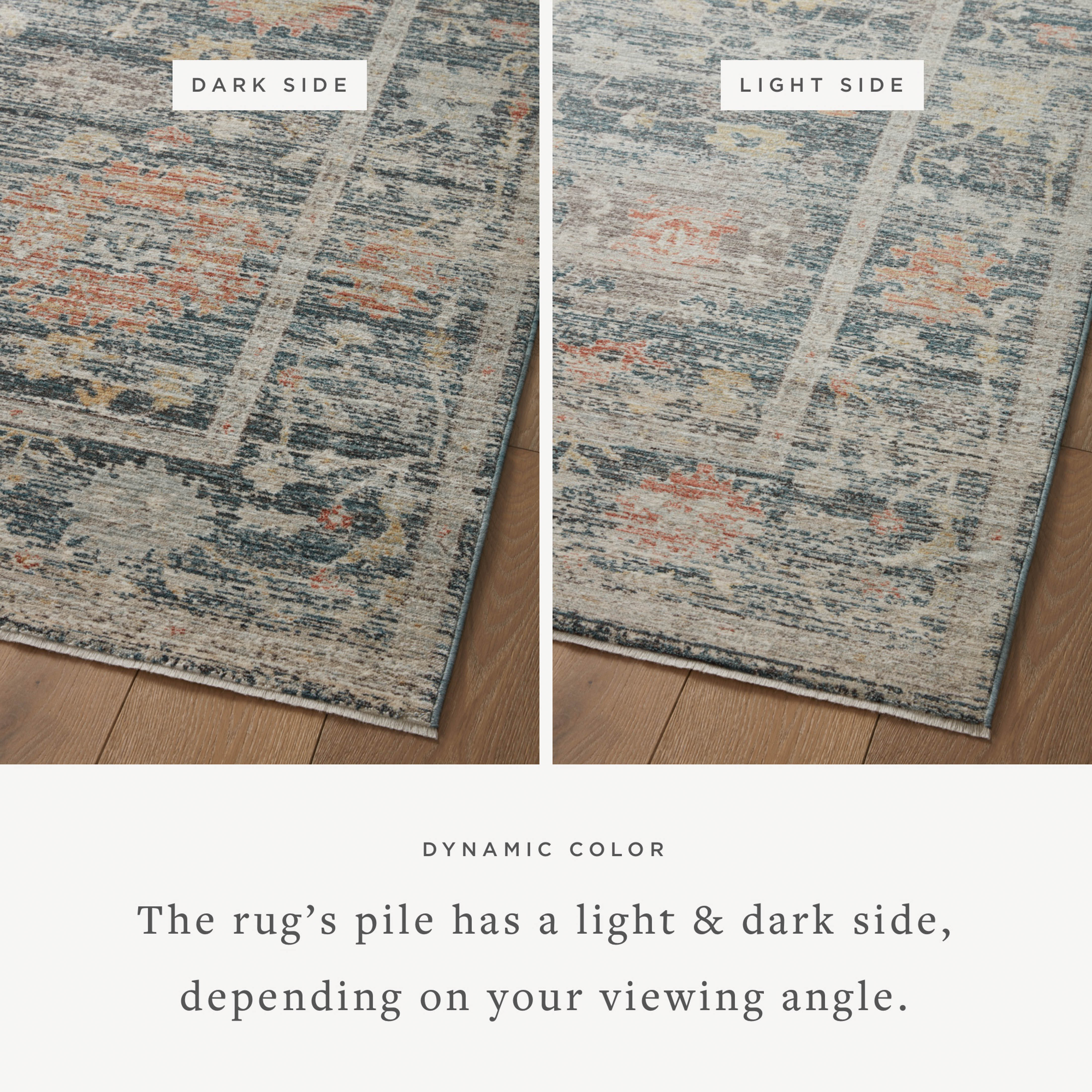 Magnolia Home by Joanna Gaines x Loloi Millie Blue / Multi Rug 0-patterned rugs Loloi