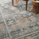 Magnolia Home by Joanna Gaines x Loloi Millie Blue / Multi Rug 0-patterned rugs Loloi