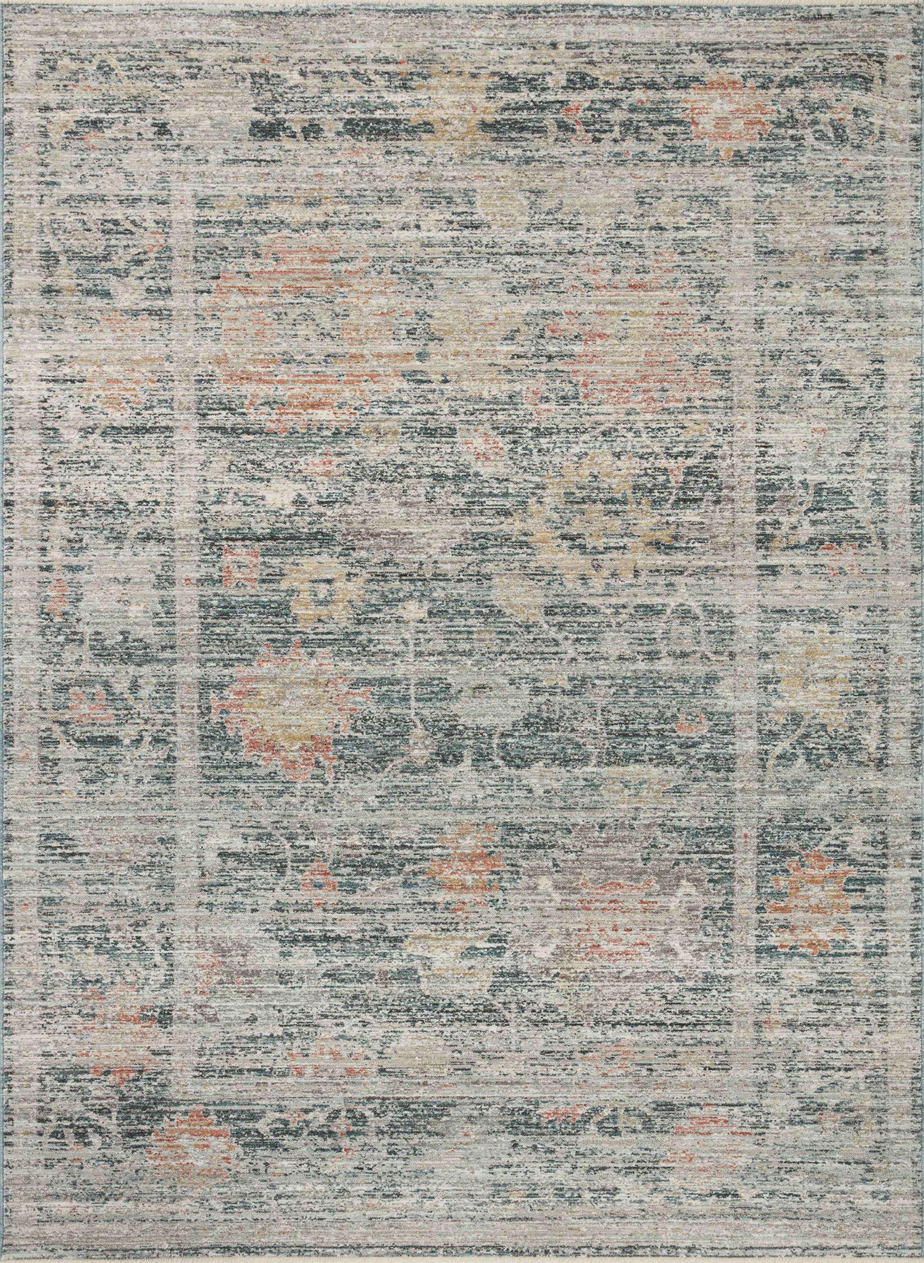 Magnolia Home by Joanna Gaines x Loloi Millie Blue / Multi Rug 0-patterned rugs Loloi